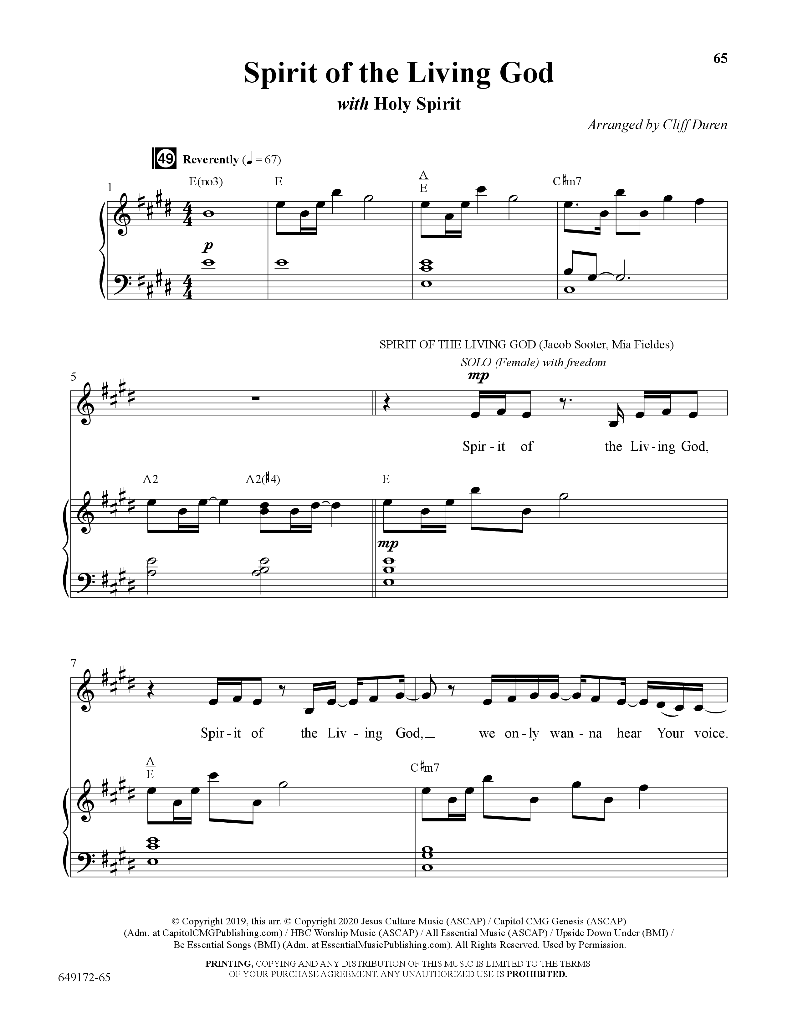 The Worship Mashups Collection (9 Song Choral Collection) Song 7 (Piano SATB) (Word Music Choral / Arr. Cliff Duren)