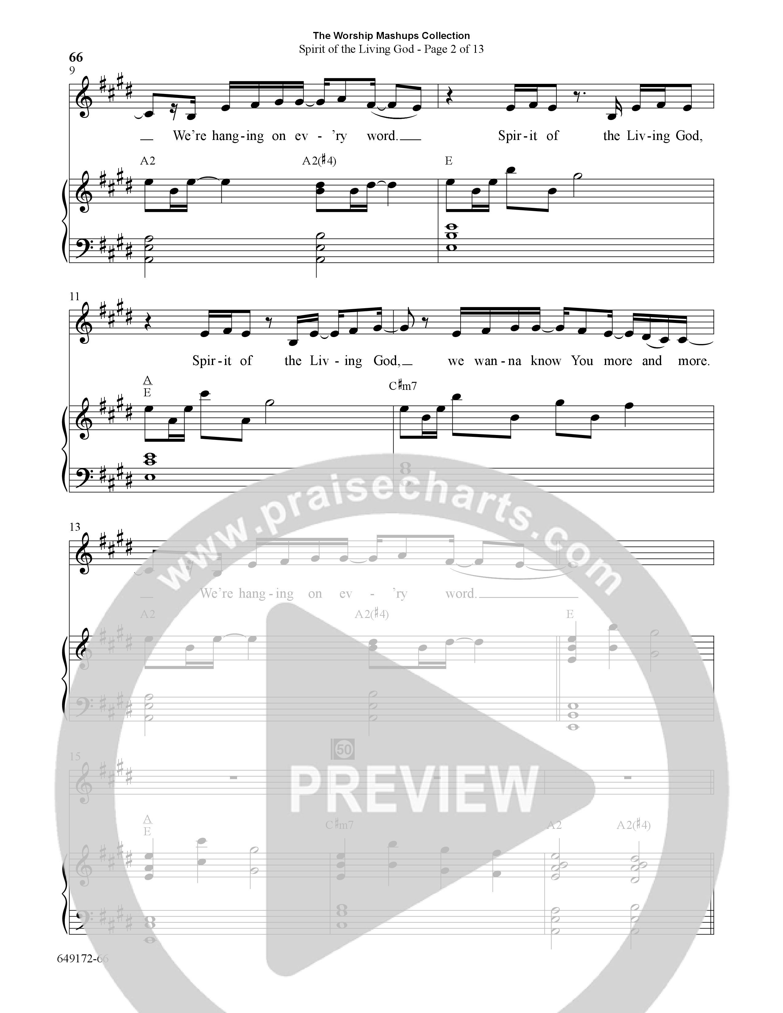 The Worship Mashups Collection (9 Song Choral Collection) Song 7 (Piano SATB) (Word Music Choral / Arr. Cliff Duren)