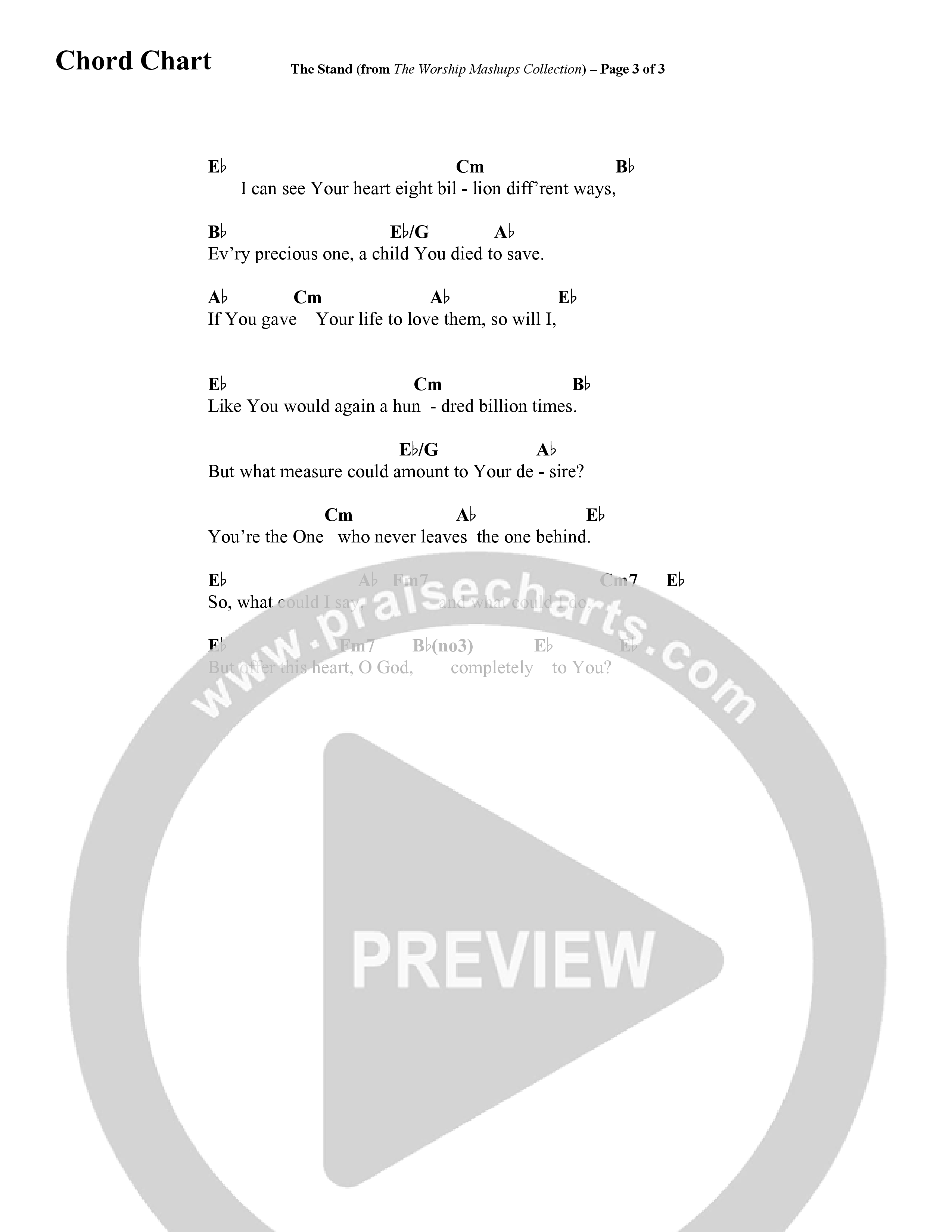 The Worship Mashups Collection (9 Song Choral Collection) Song 8 (Lead & Chords) (Word Music Choral / Arr. Cliff Duren)