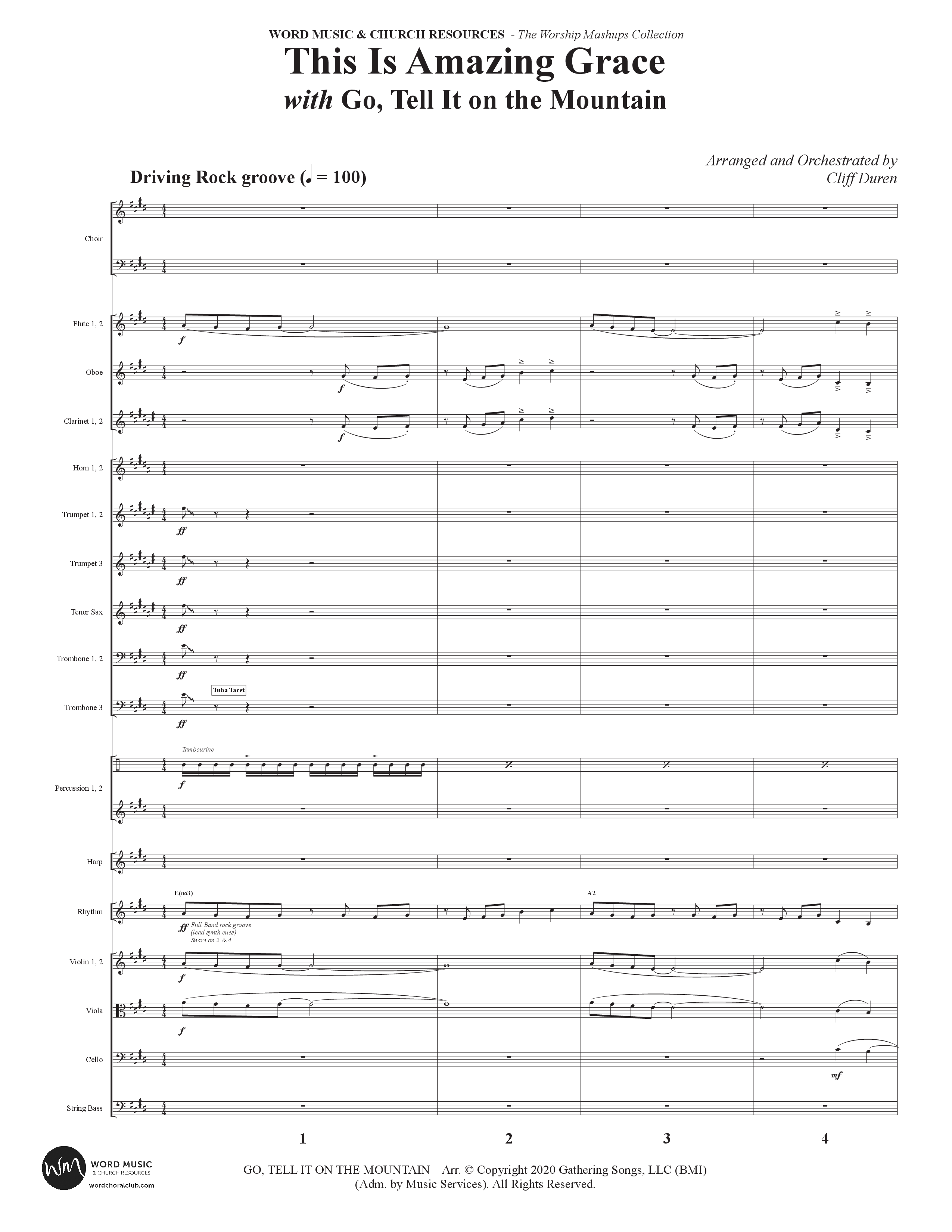 The Worship Mashups Collection (9 Song Choral Collection) Song 9 (Orchestration) (Word Music Choral / Arr. Cliff Duren)