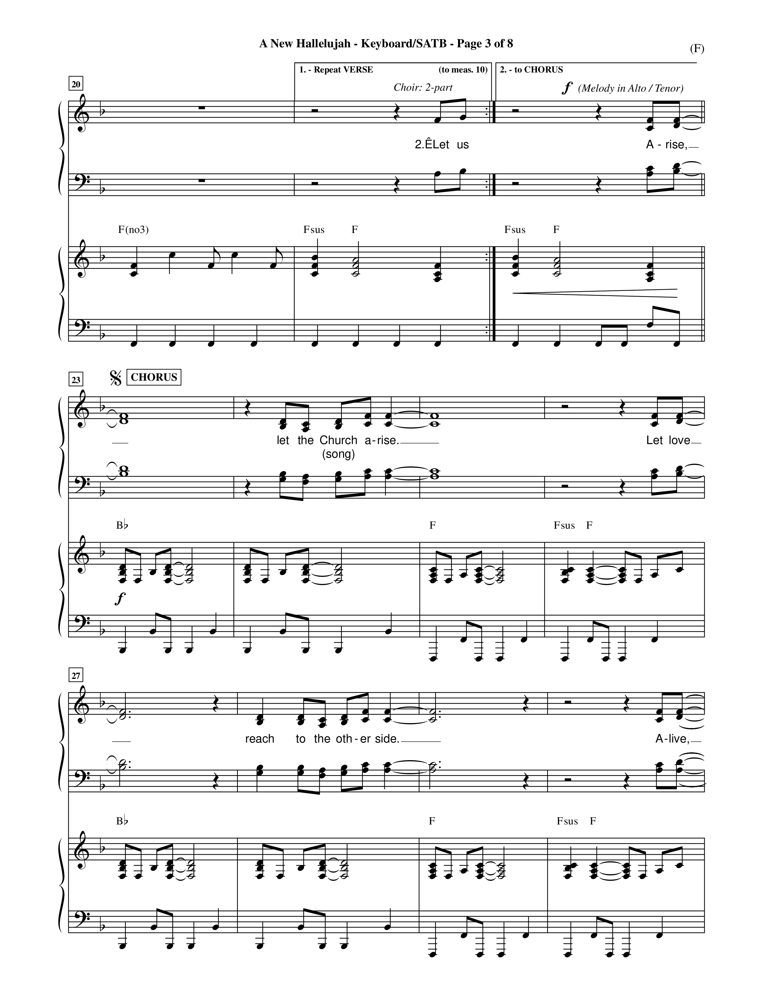A New Hallelujah (Choral Anthem SATB) Keyboard/Vocal (SATB) (Word Music Choral / Arr. David Shipps)