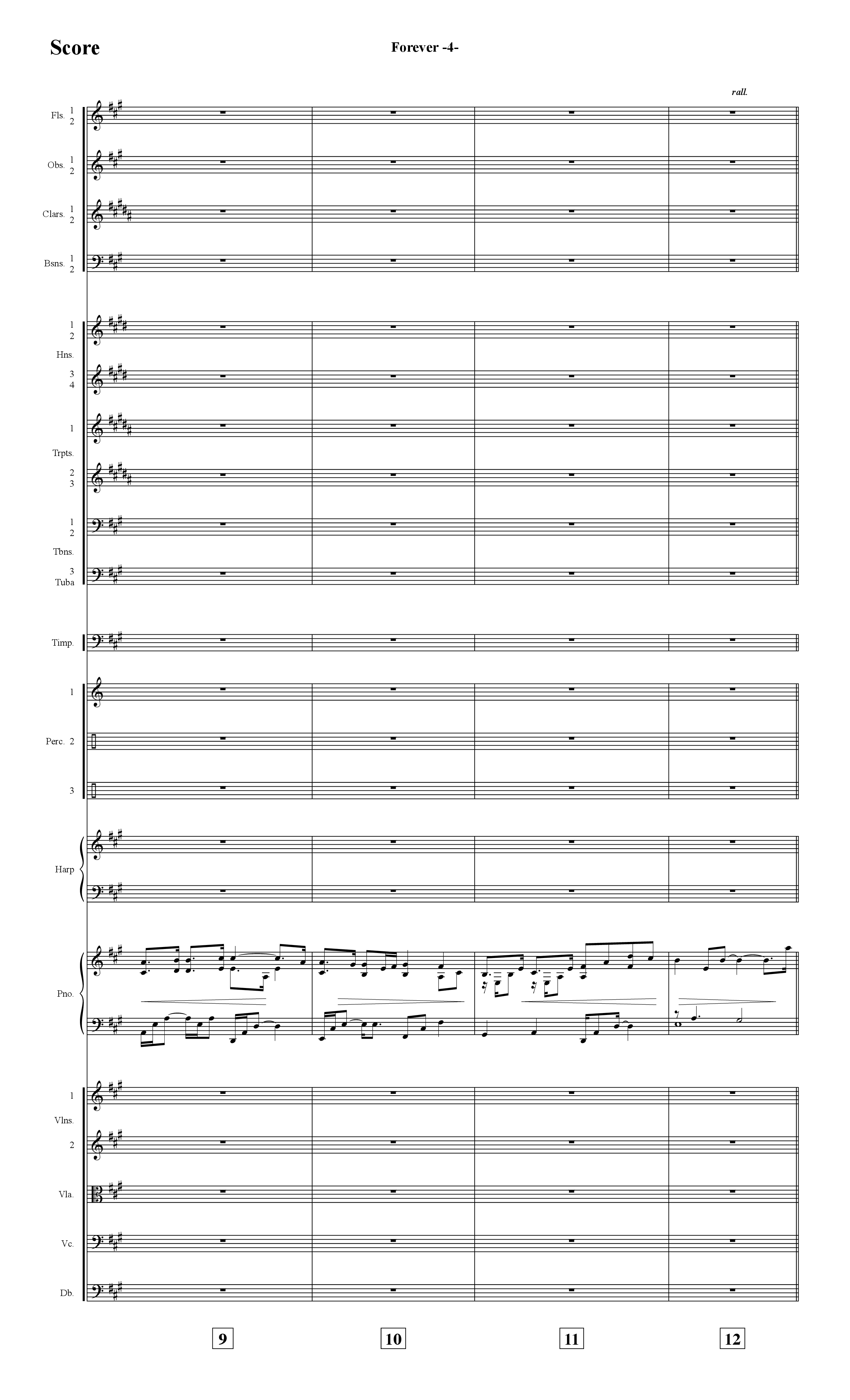 Forever (Instrumental) Orchestration (Word Music / Arr. David Hamilton)