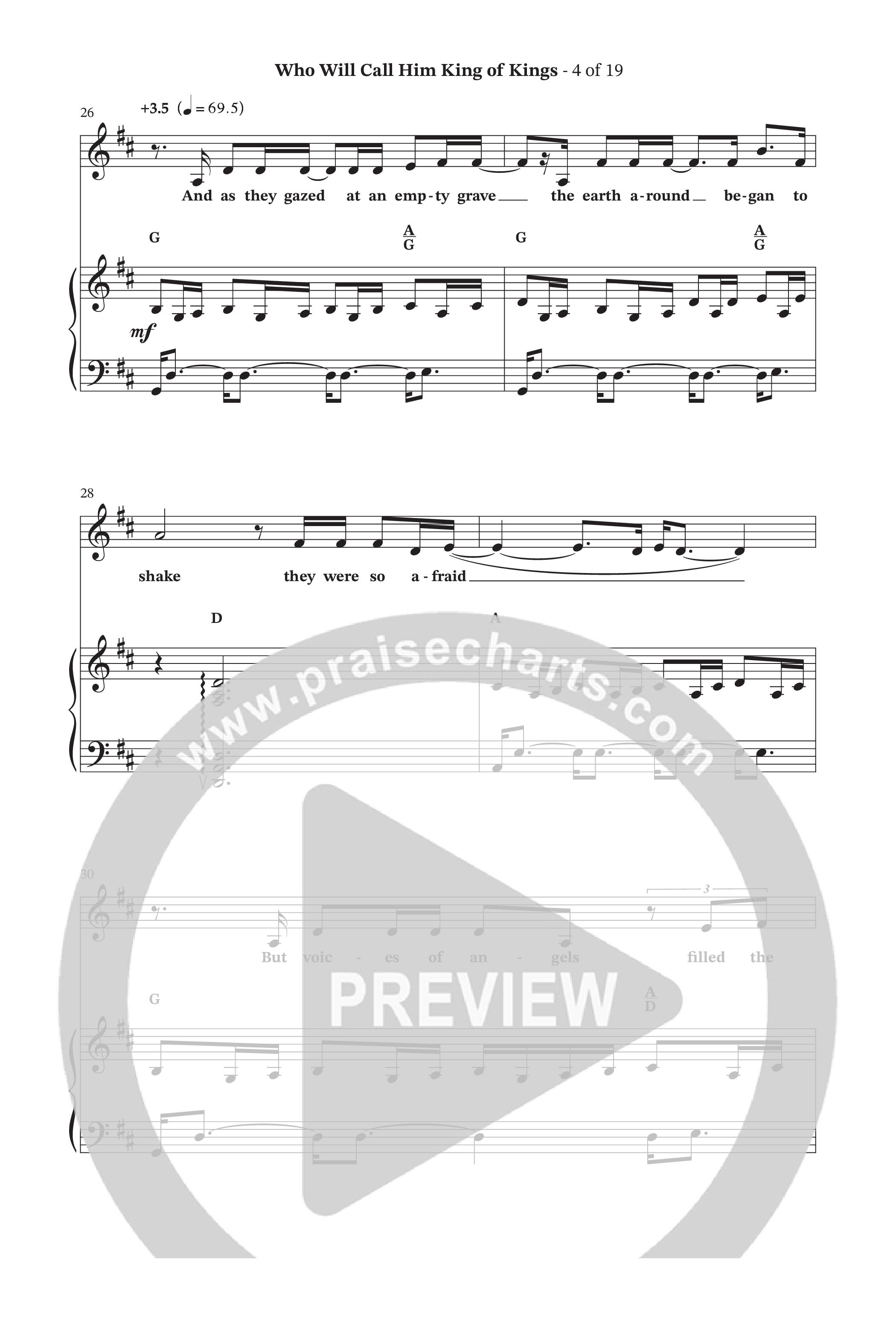 Who Will Call Him King Of Kings (Choral Anthem SATB) Octavo (SATB & Pno) (TaRanda Greene / Prestonwood Choir / Arr. Jonathan Walker / Orch. Wayne Haun)