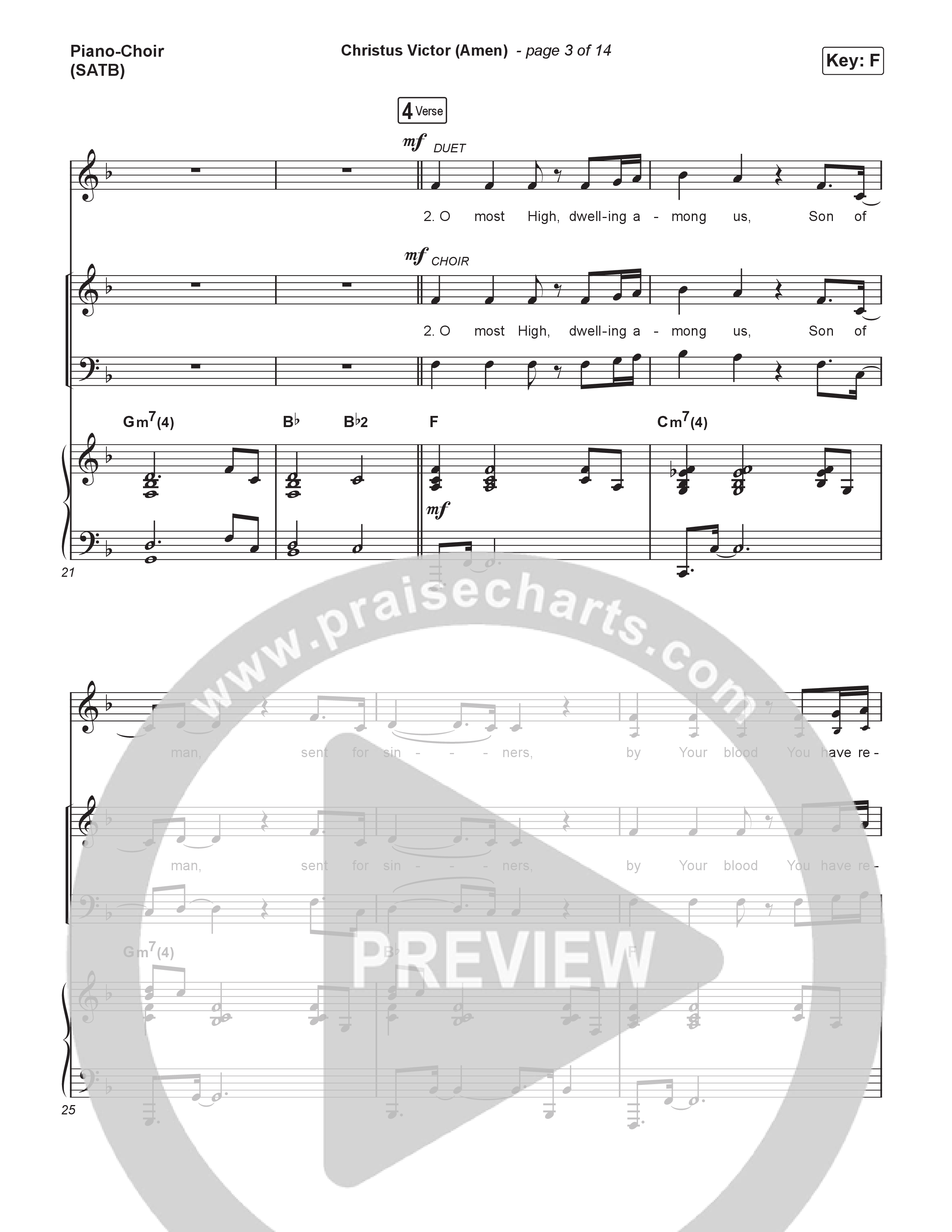 Christus Victor: Hymns of the Gettys (Vol. 1) (8 Song Choral Collection) Piano/Vocals (SATB) (Travis Cottrell)