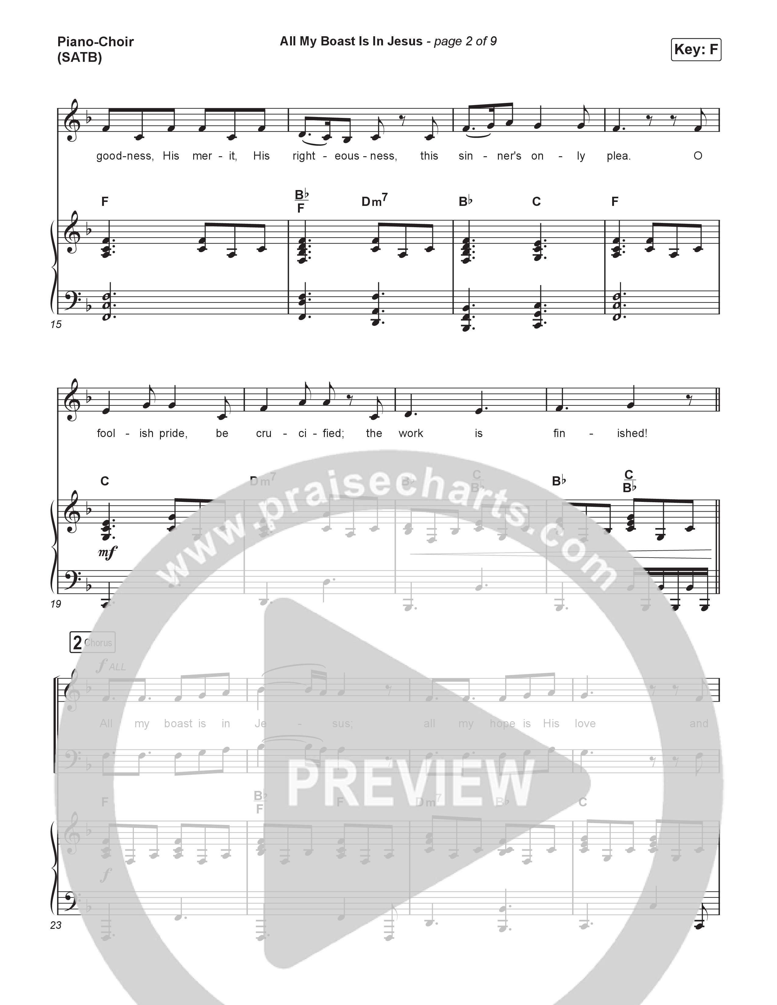 Christus Victor: Hymns of the Gettys (Vol. 1) (8 Song Choral Collection) Song 7 (Piano SATB) (Travis Cottrell)