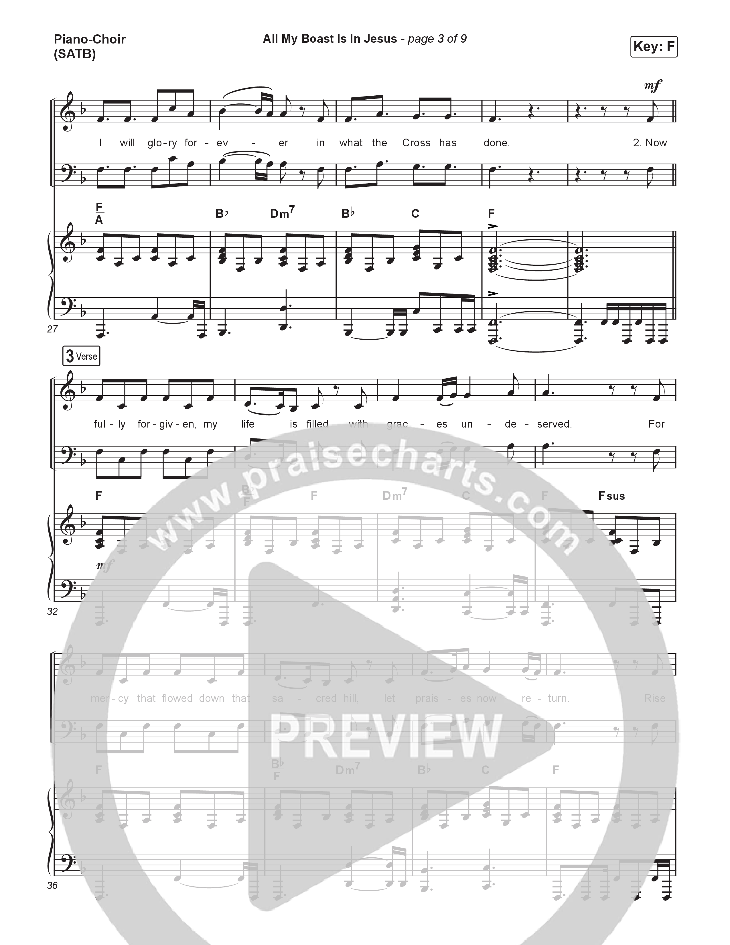 Christus Victor: Hymns of the Gettys (Vol. 1) (8 Song Choral Collection) Song 7 (Piano SATB) (Travis Cottrell)