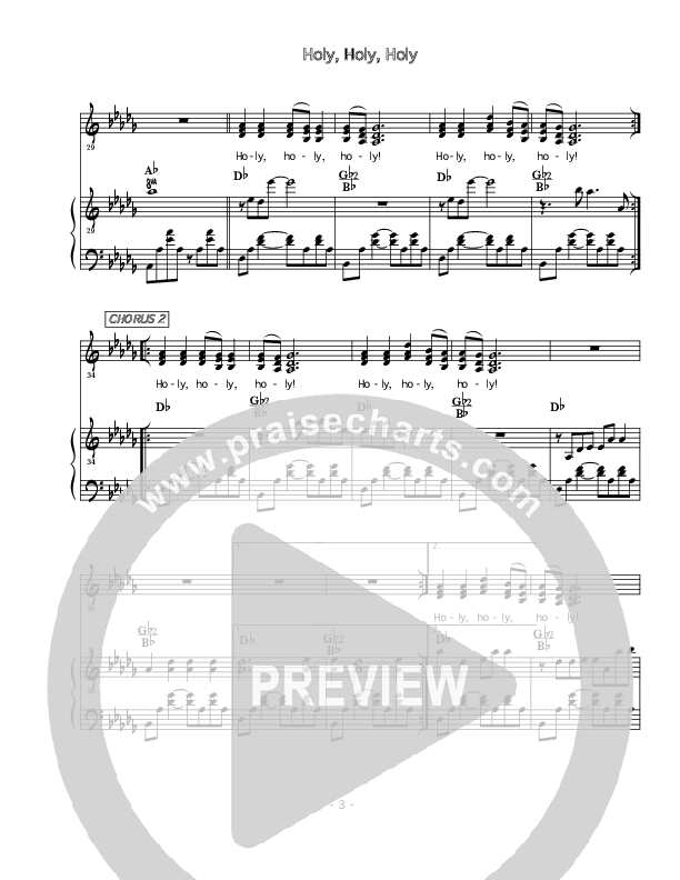 Holy Holy Holy Lead & Piano (Kristina)