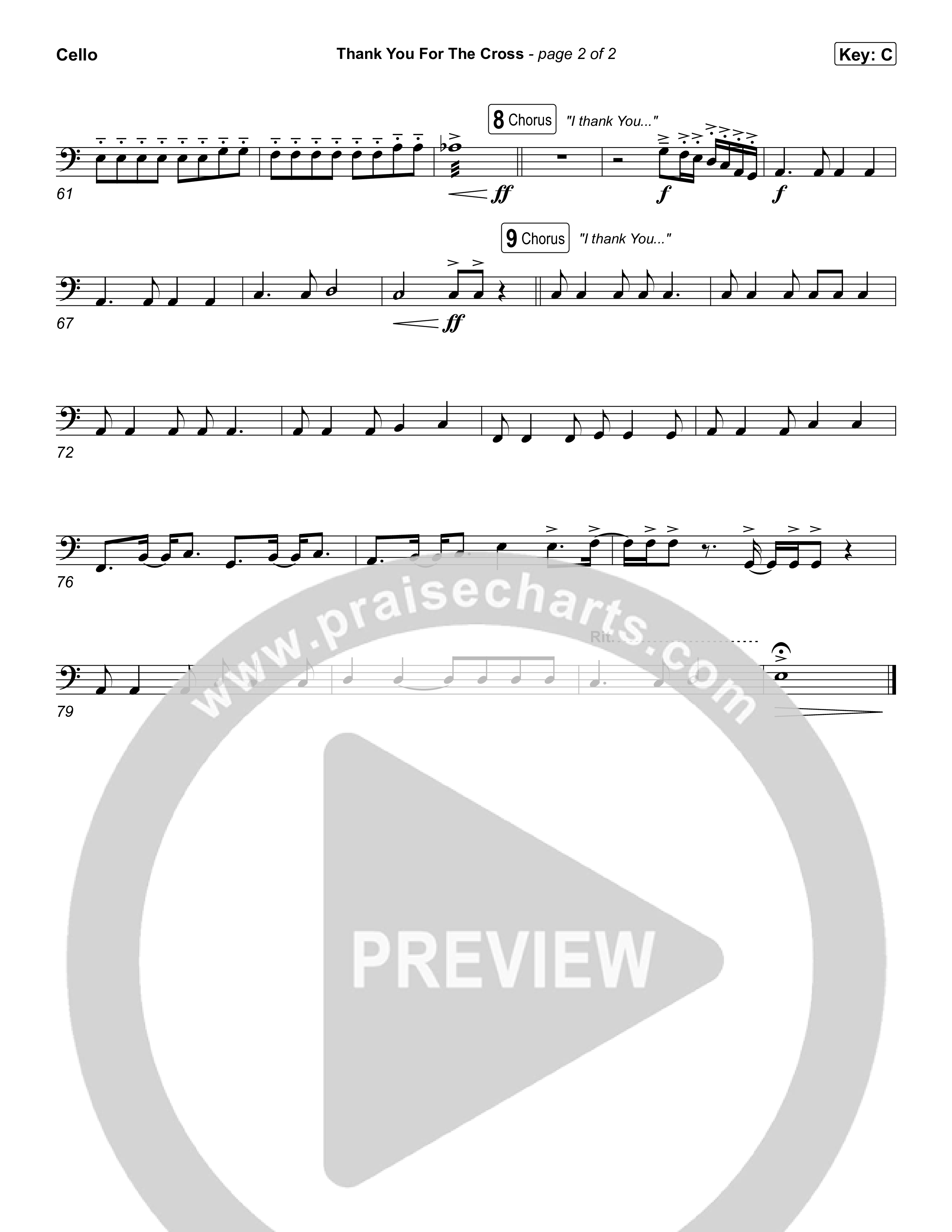 Thank You For The Cross Cello (Tauren Wells)