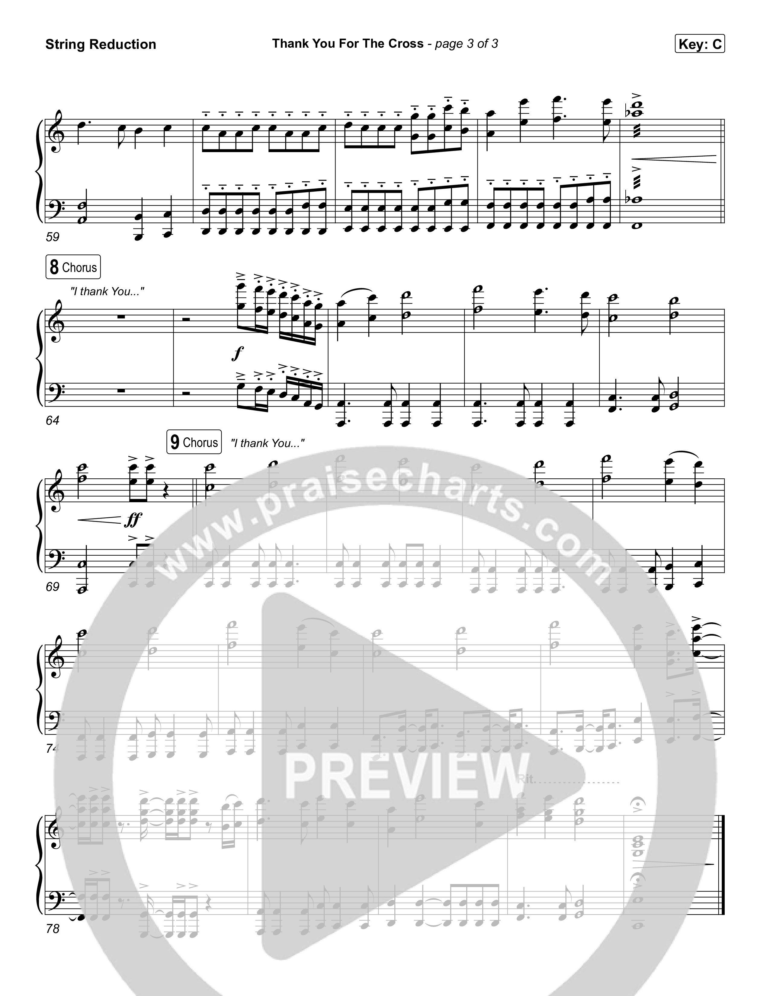 Thank You For The Cross String Reduction (Tauren Wells)