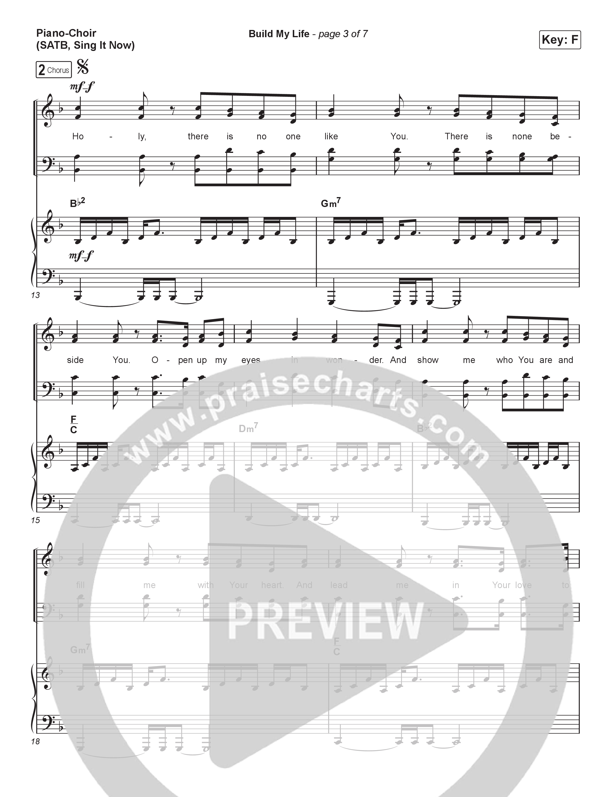 Build My Life (Sing It Now) Piano/Choir (SATB) (Pat Barrett / Arr. Luke Gambill)