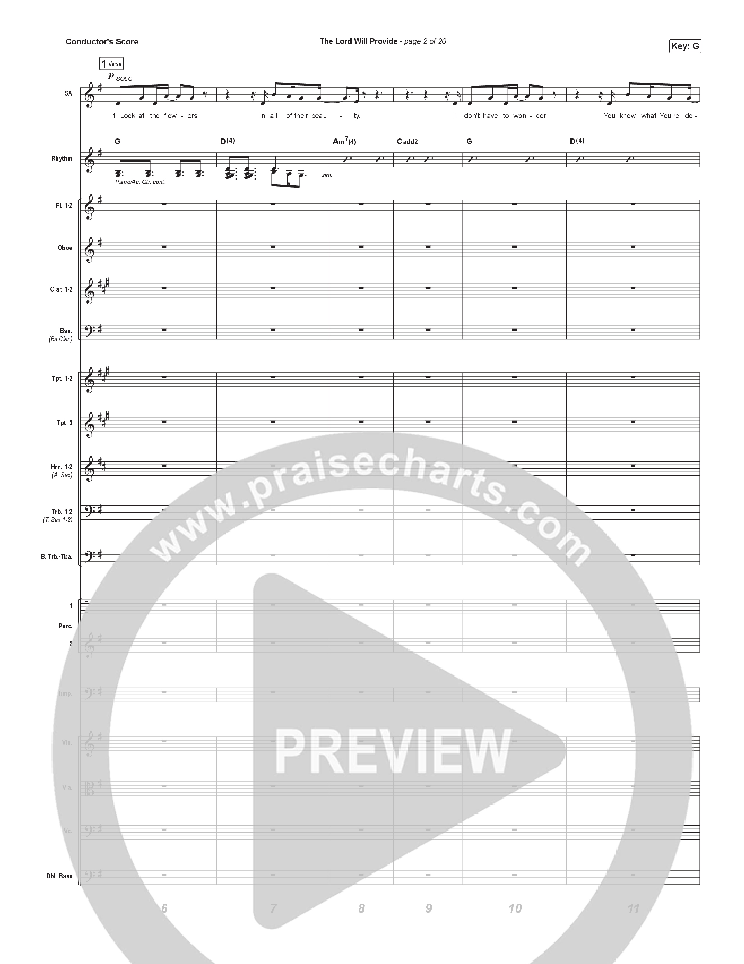 The Lord Will Provide (Worship Choir/SAB) Orchestration (No Vocals) (Passion / Landon Wolfe / Arr. Luke Gambill)