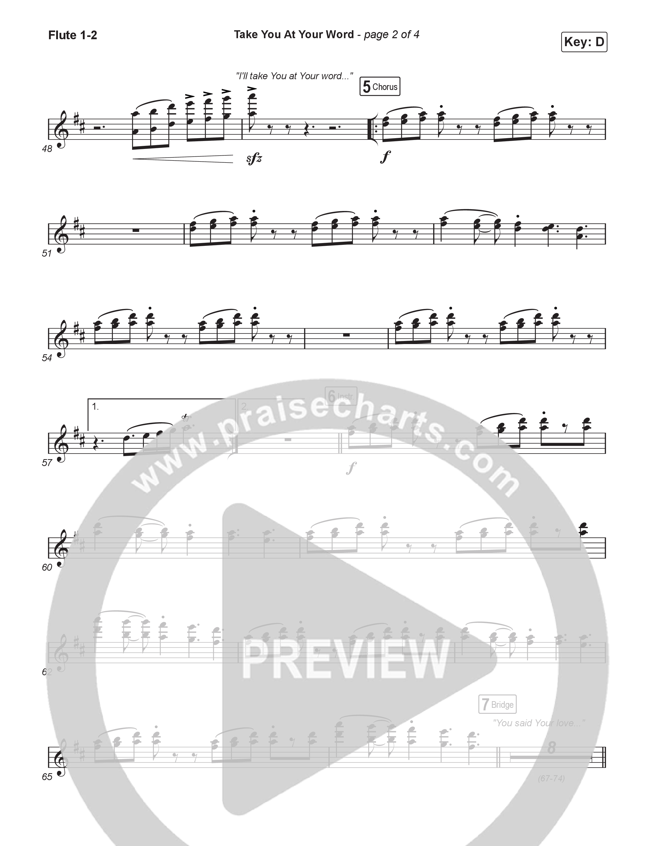 Take You At Your Word (Choral Anthem SATB) Wind Pack (Cody Carnes / Benjamin William Hastings / Arr. Luke Gambill)