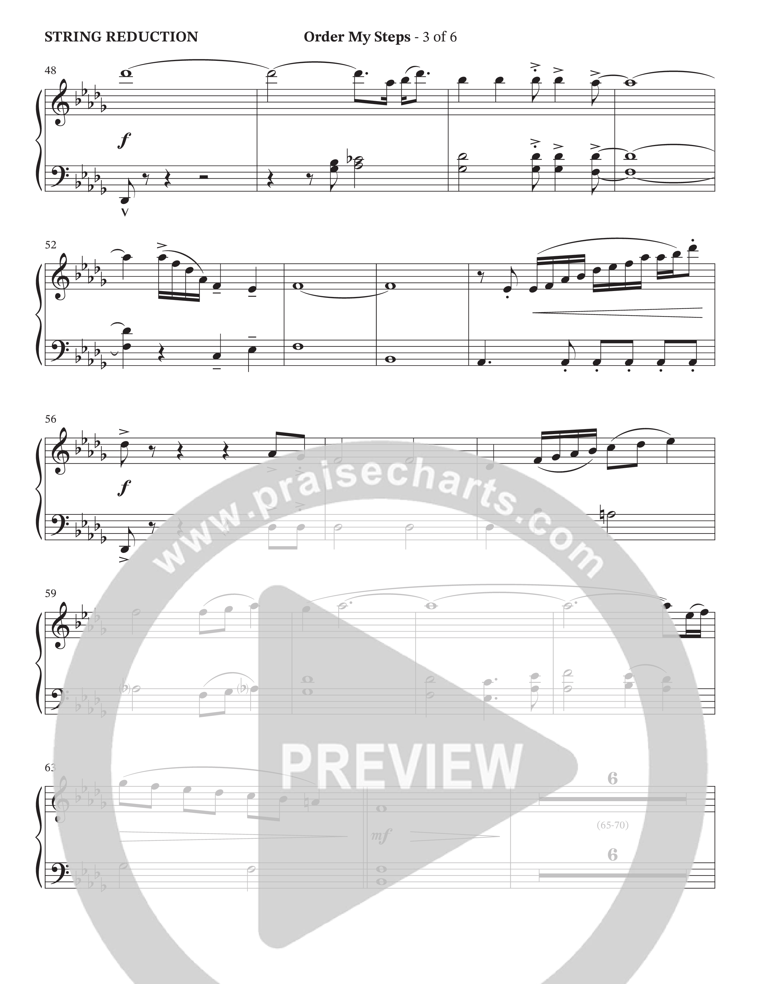 Order My Steps (Choral Anthem SATB) String Reduction (The Brooklyn Tabernacle Choir / Arr. Carol Cymbala / Orch. David Hamilton)