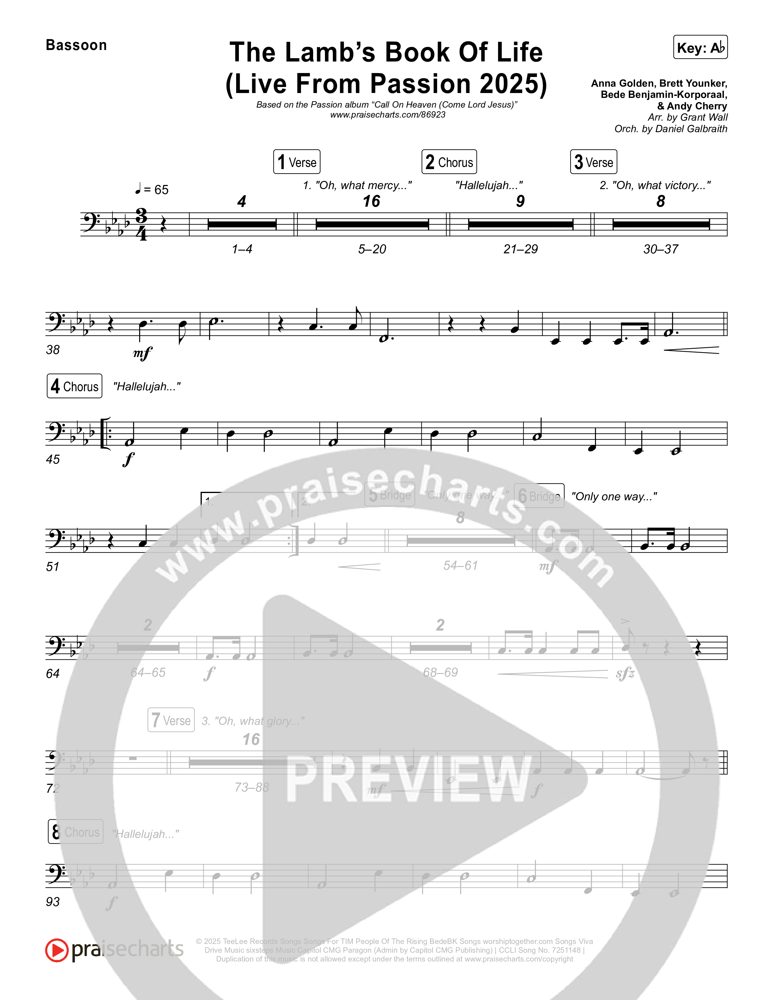 The Lamb's Book Of Life (Live From Passion 2025) Bassoon (Passion / Brett Younker / Chidima / Rachel Halbach)