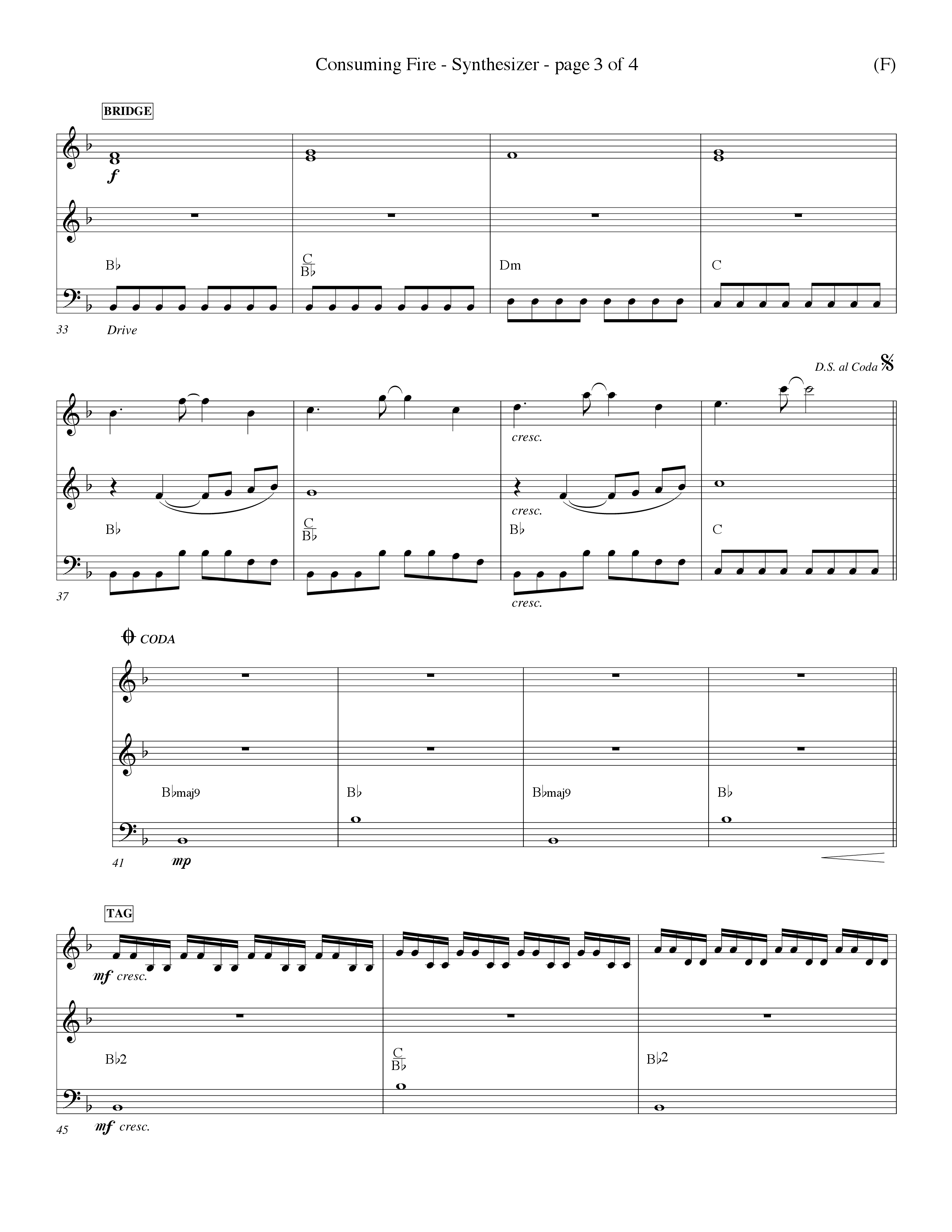 Consuming Fire (Choral Anthem SATB) Synth (Word Music Choral / Orch. Dave Williamson)