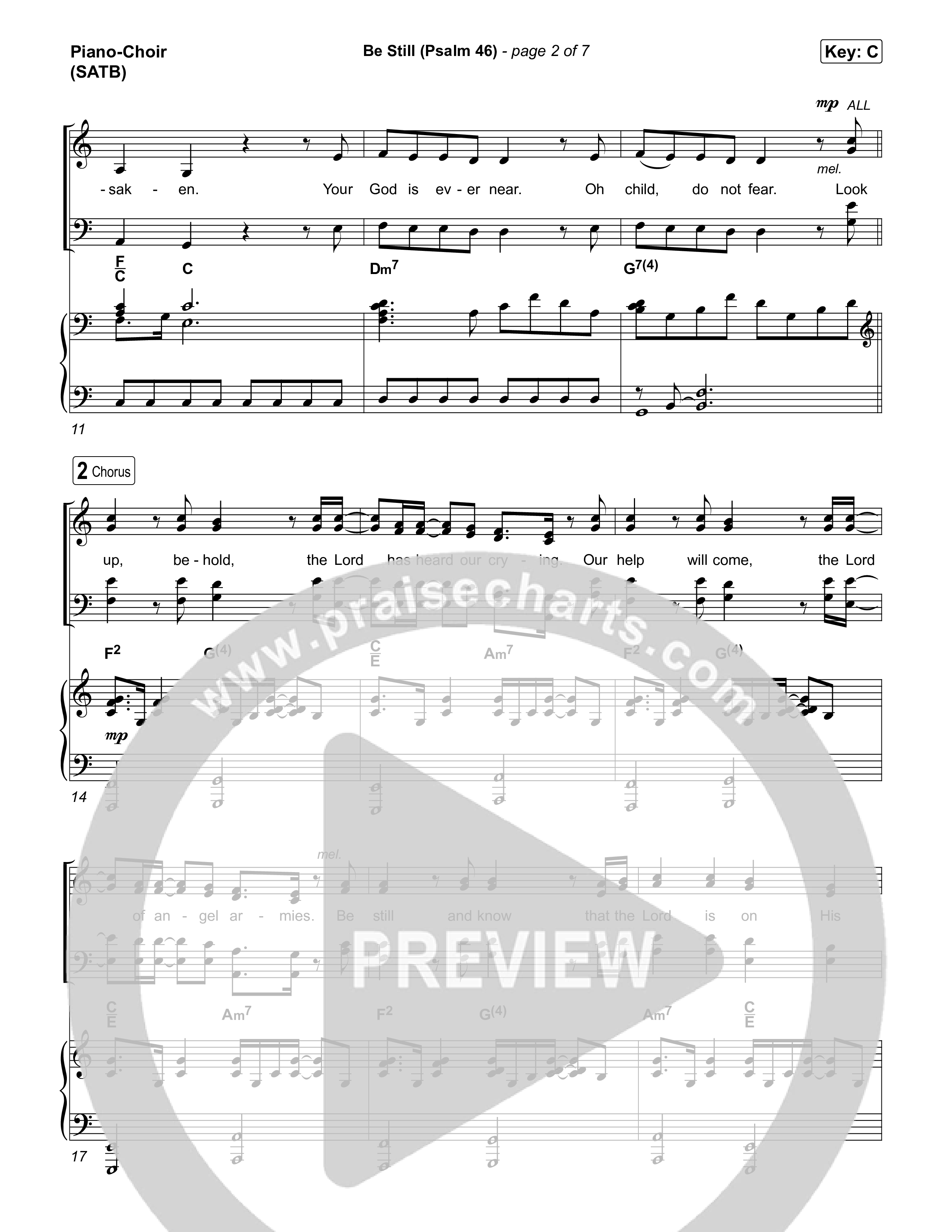 Be Still (Psalm 46) Piano/Vocal Pack (The Worship Initiative)