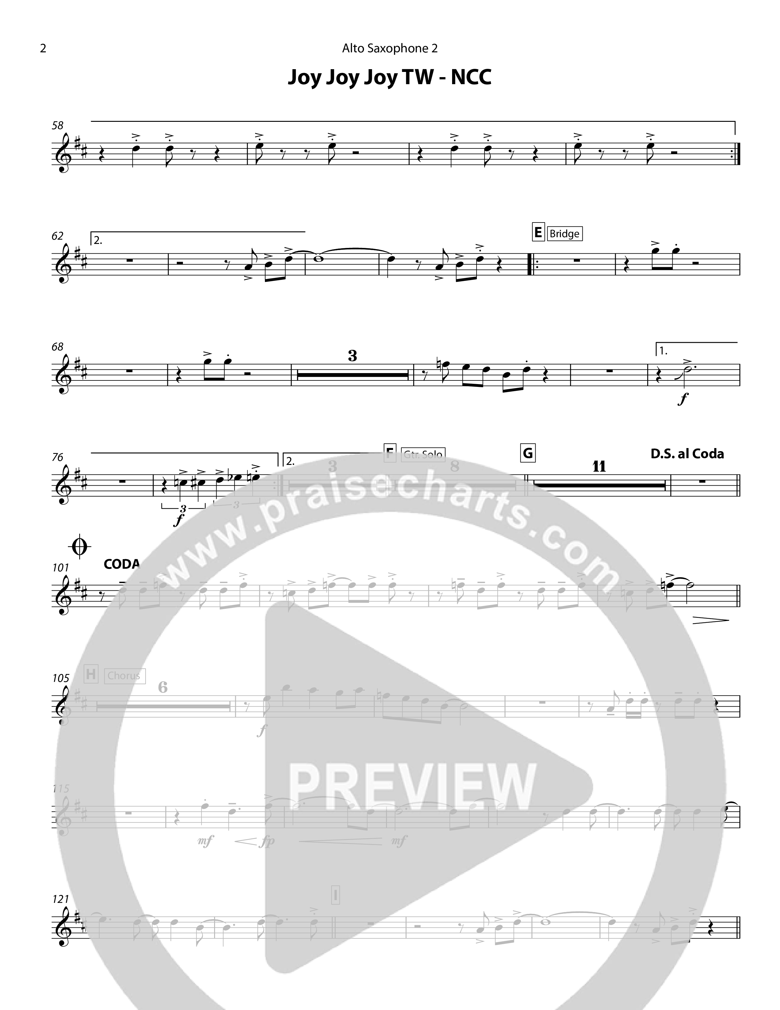 Joy Joy Joy Alto Sax 2 (Chris Hansen)