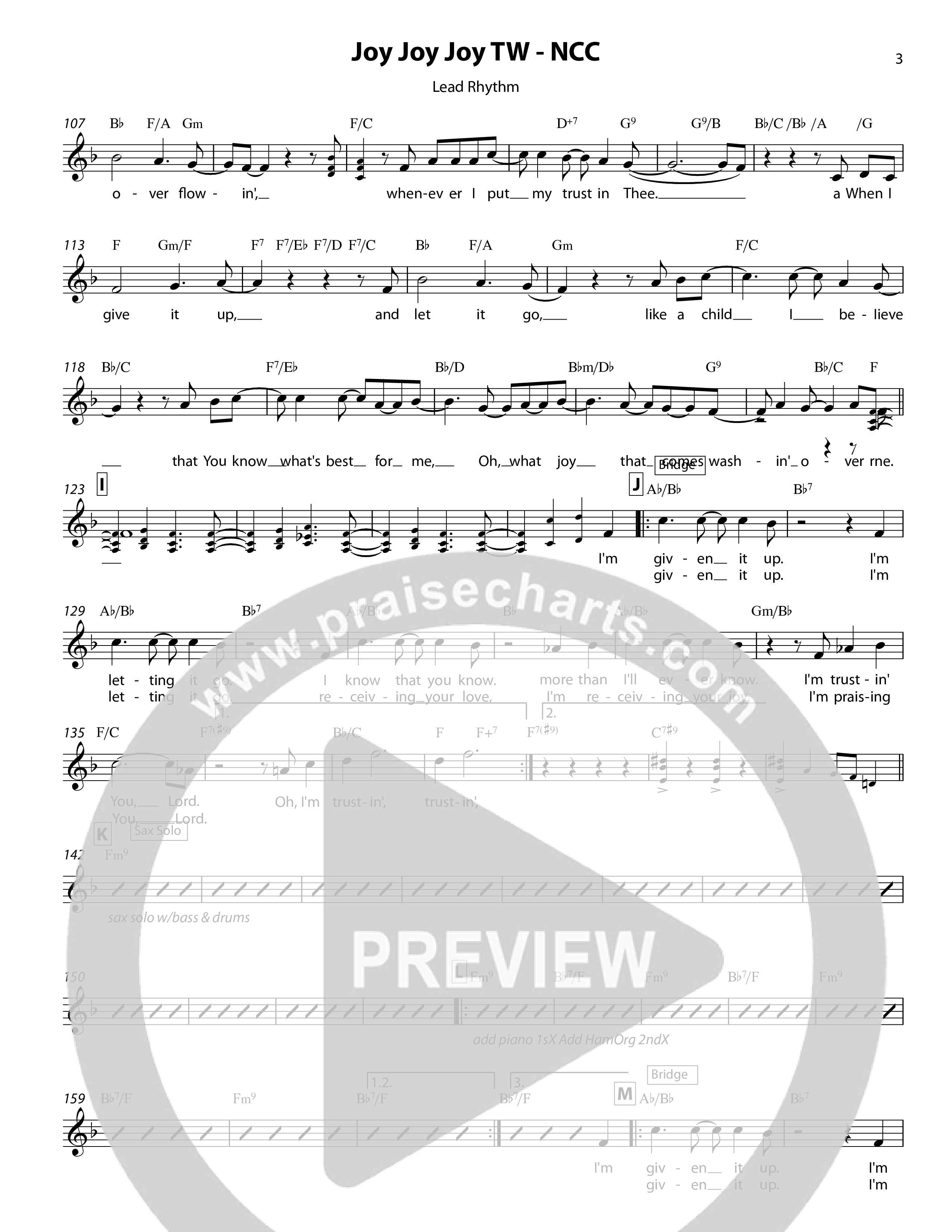 Joy Joy Joy Piano/Vocal Pack (Chris Hansen)