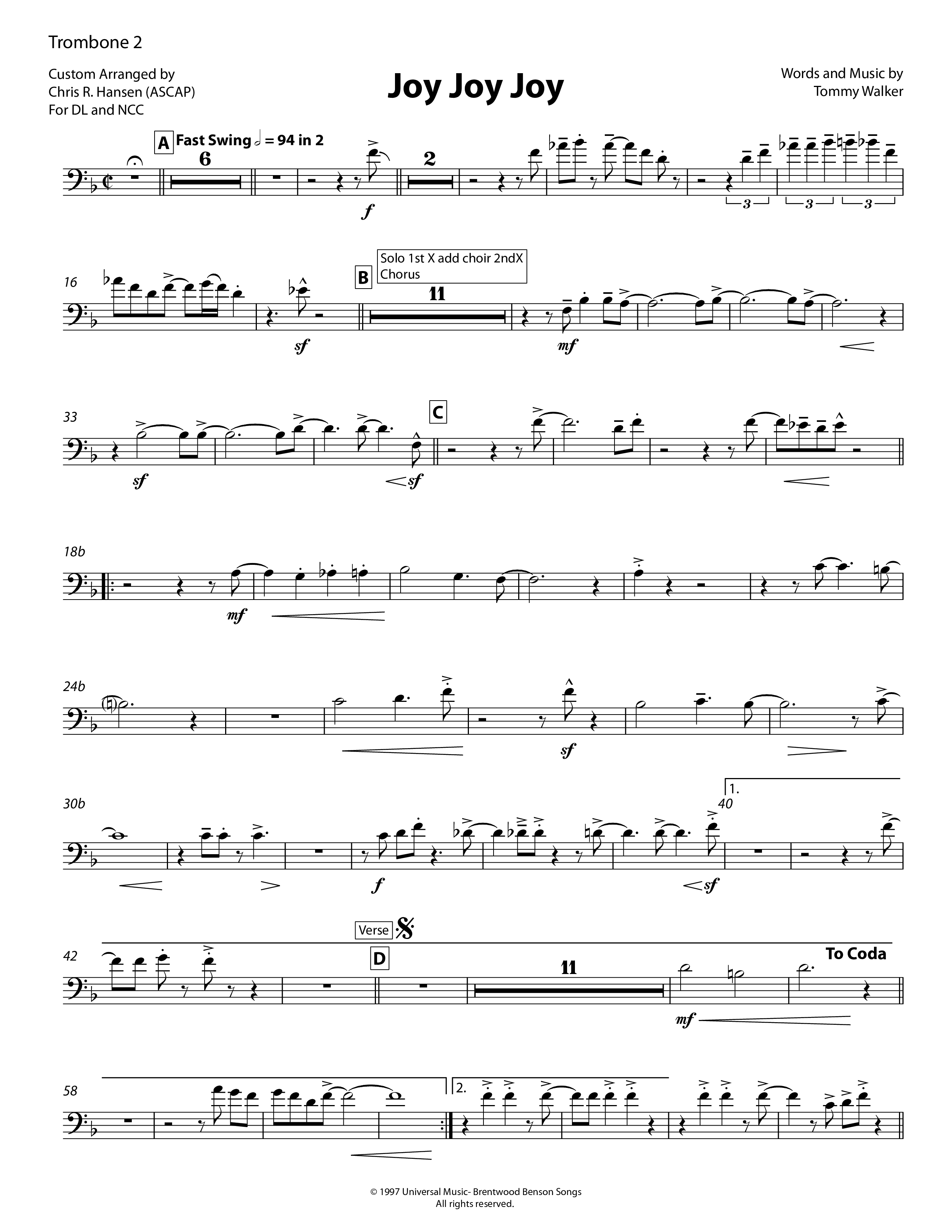 Joy Joy Joy Trombone 2 (Chris Hansen)