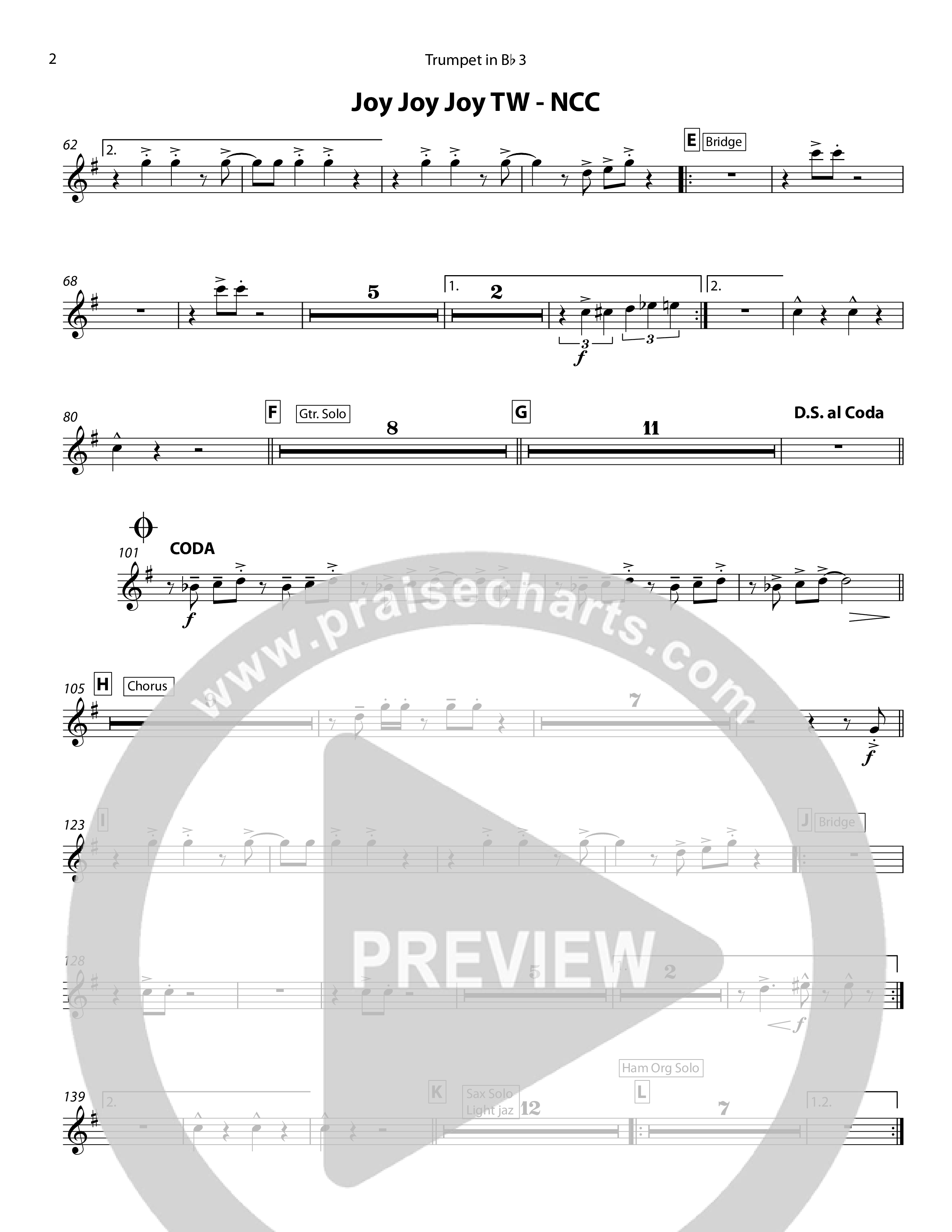 Joy Joy Joy Trumpet 3/4 (Chris Hansen)