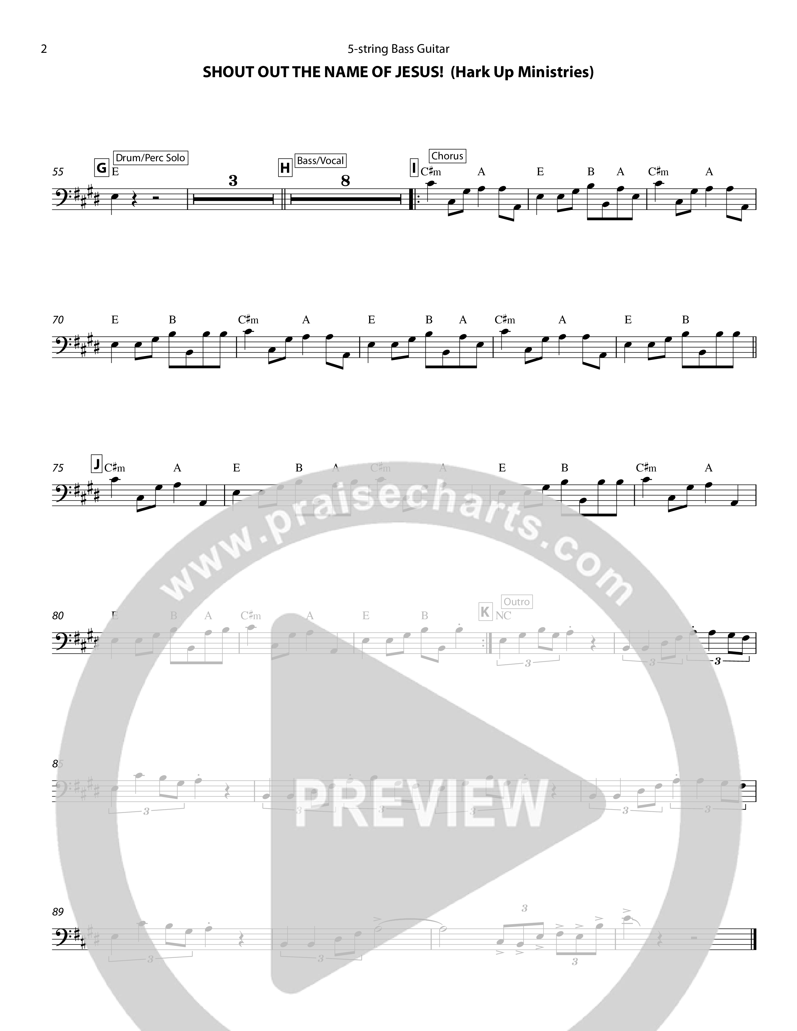 Shout Out The Name Of Jesus Guitar (Chris Hansen)