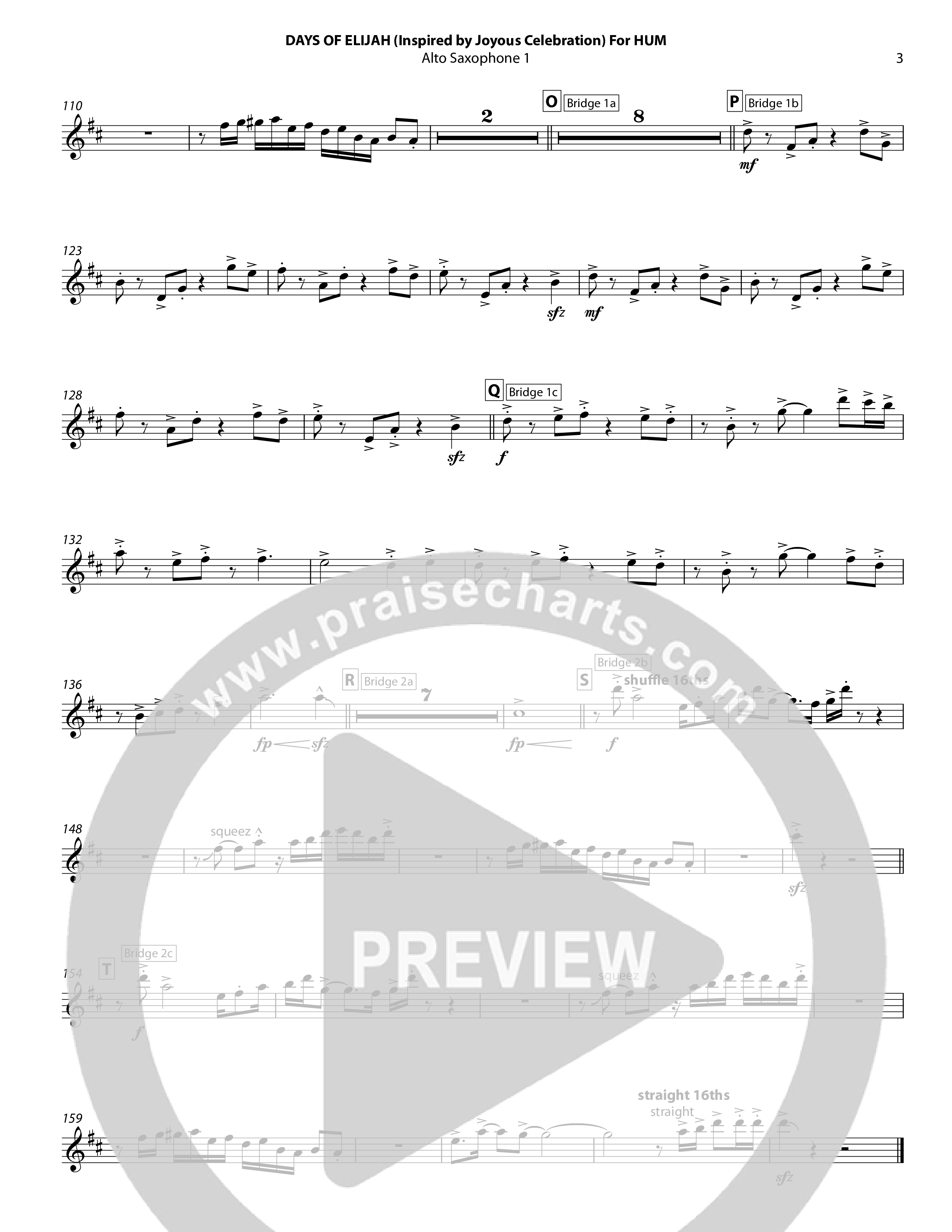 Days of Elijah Alto Sax (Chris Hansen)