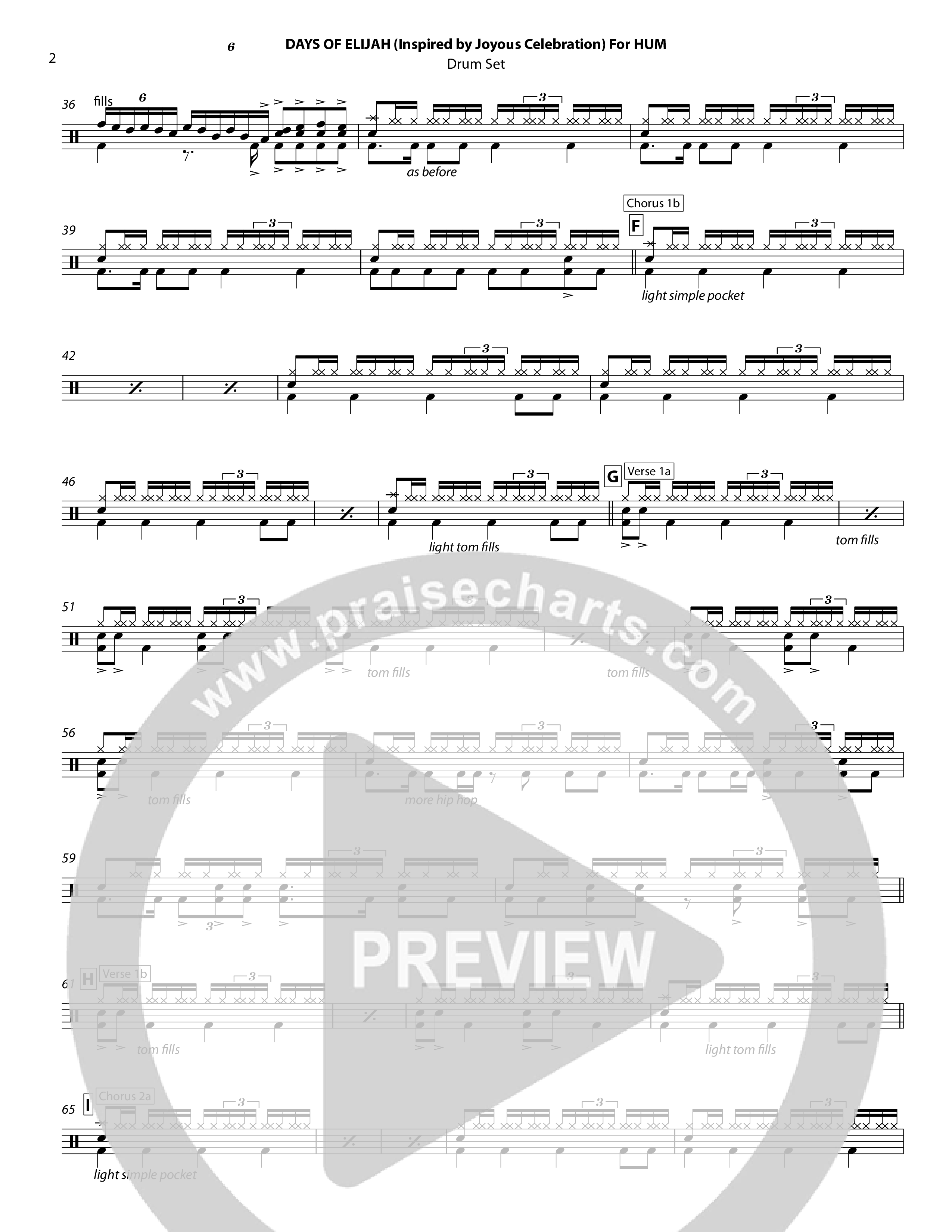 Days of Elijah Drum Set (Chris Hansen)