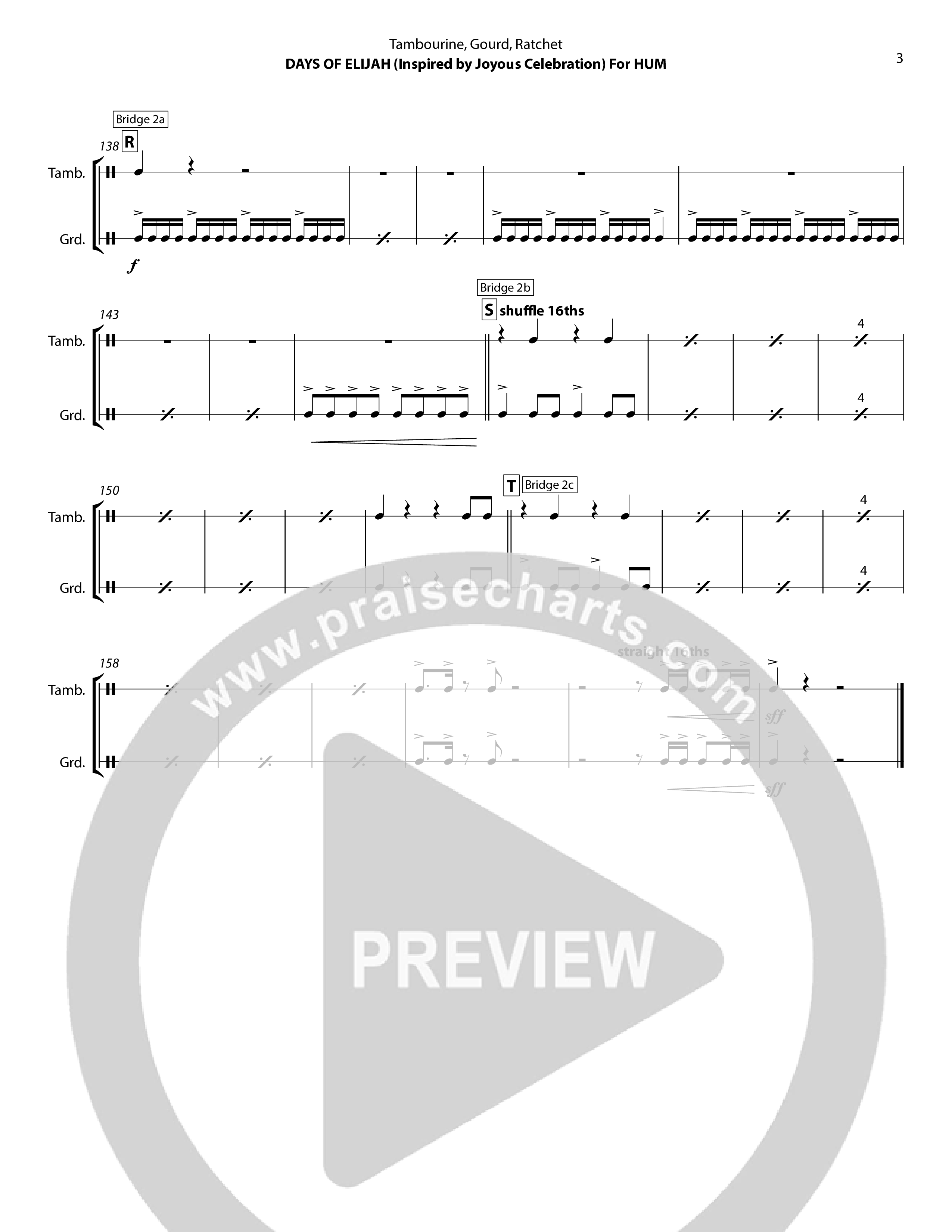 Days of Elijah Percussion (Chris Hansen)