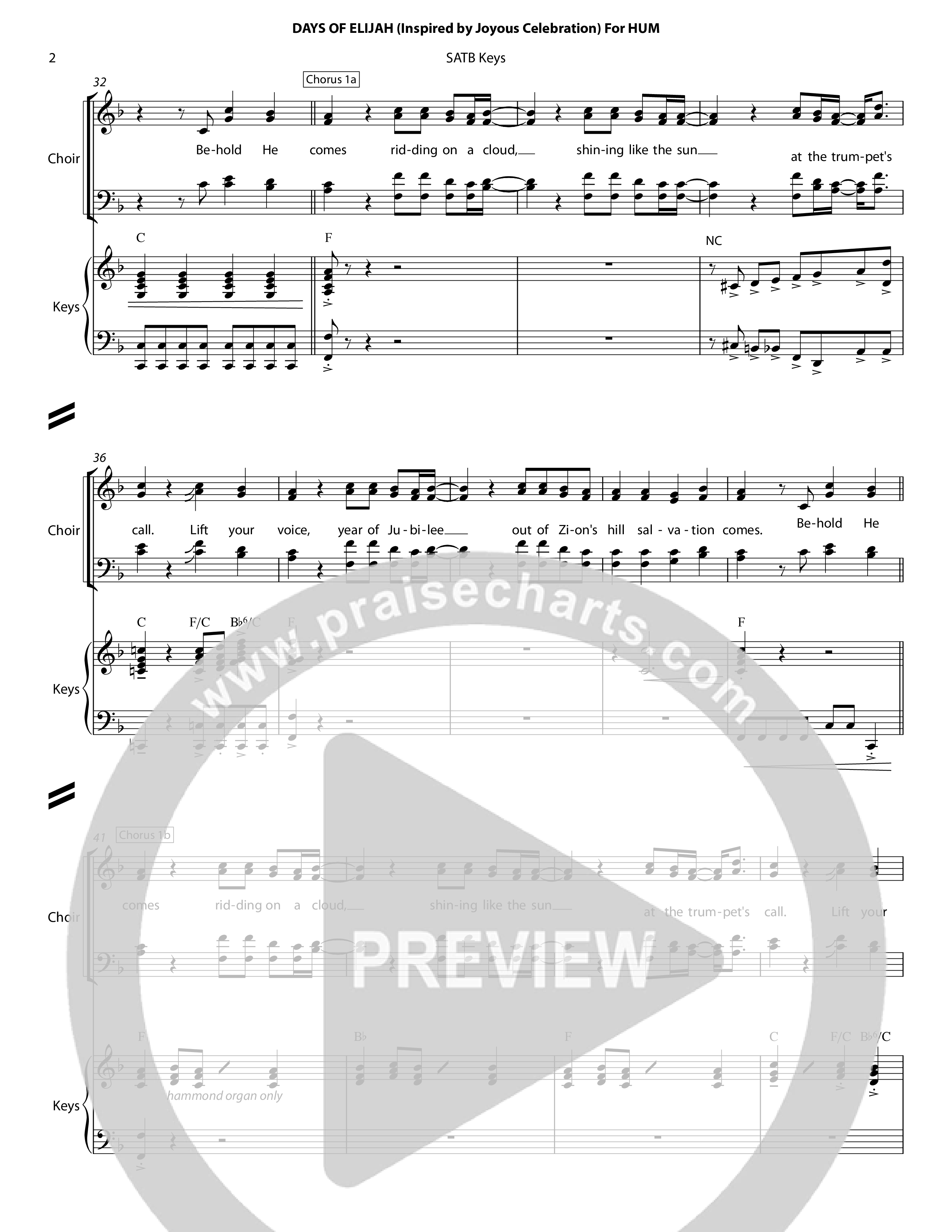 Days of Elijah Piano/Vocal Pack (Chris Hansen)