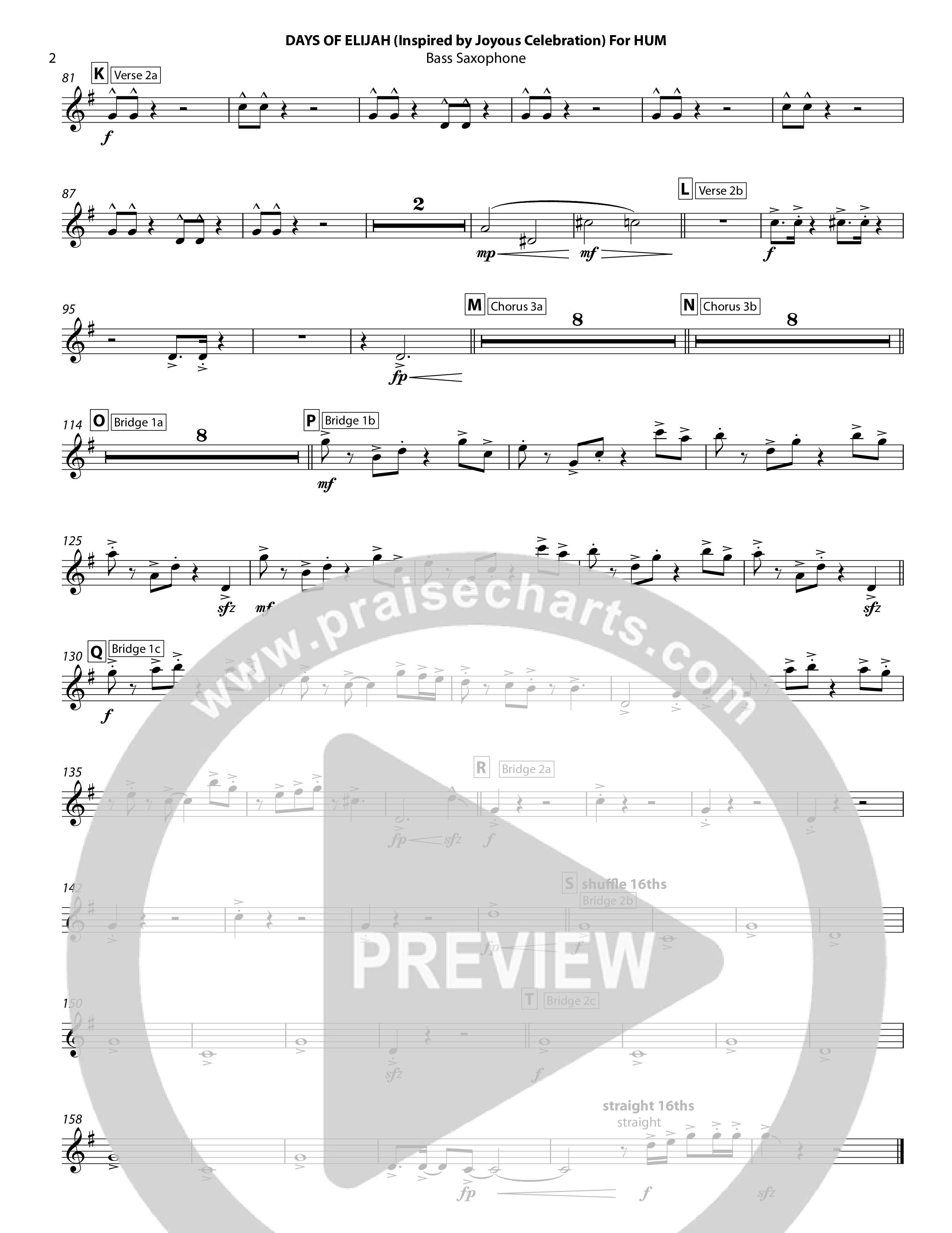 Days of Elijah Saxophone (Chris Hansen)