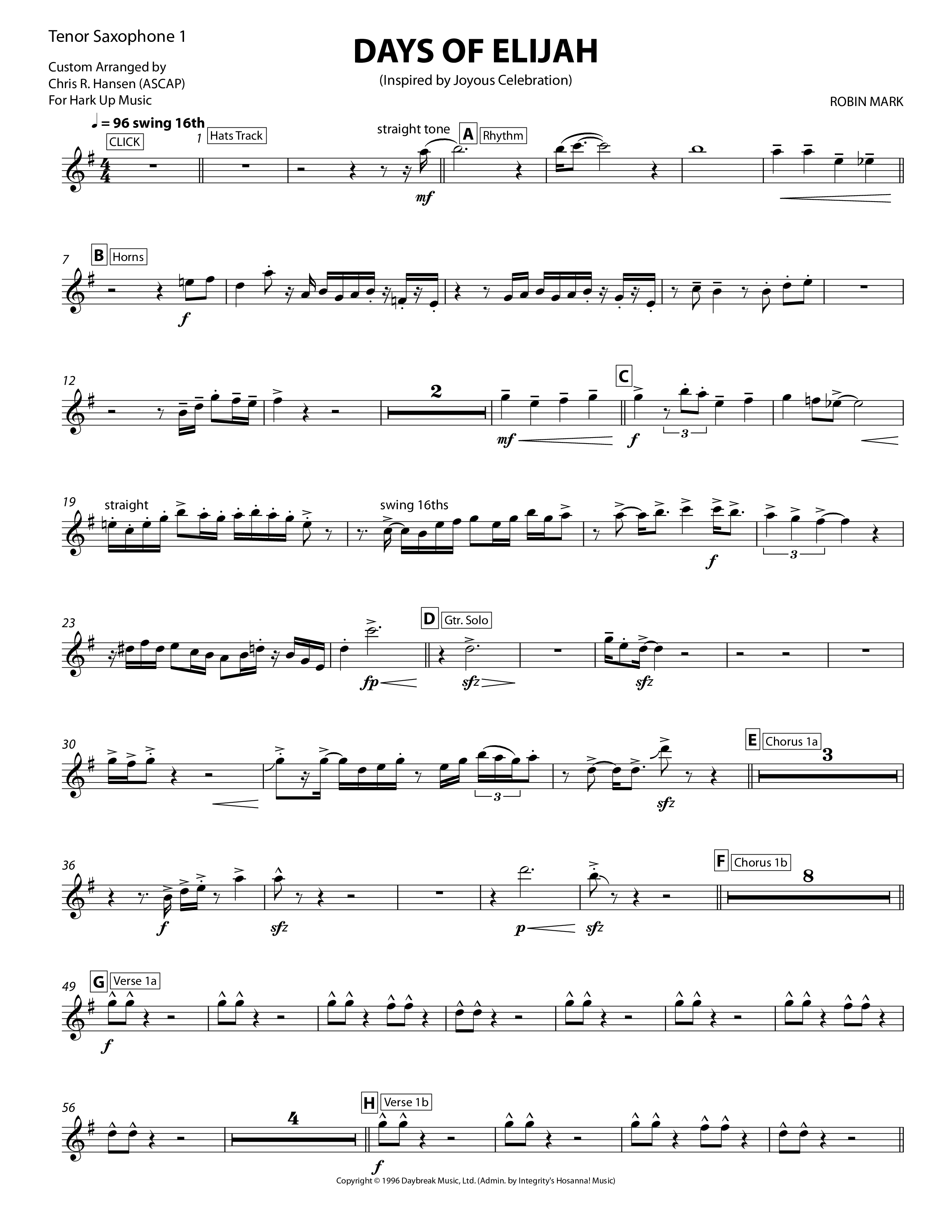 Days of Elijah Tenor Sax 1 (Chris Hansen)