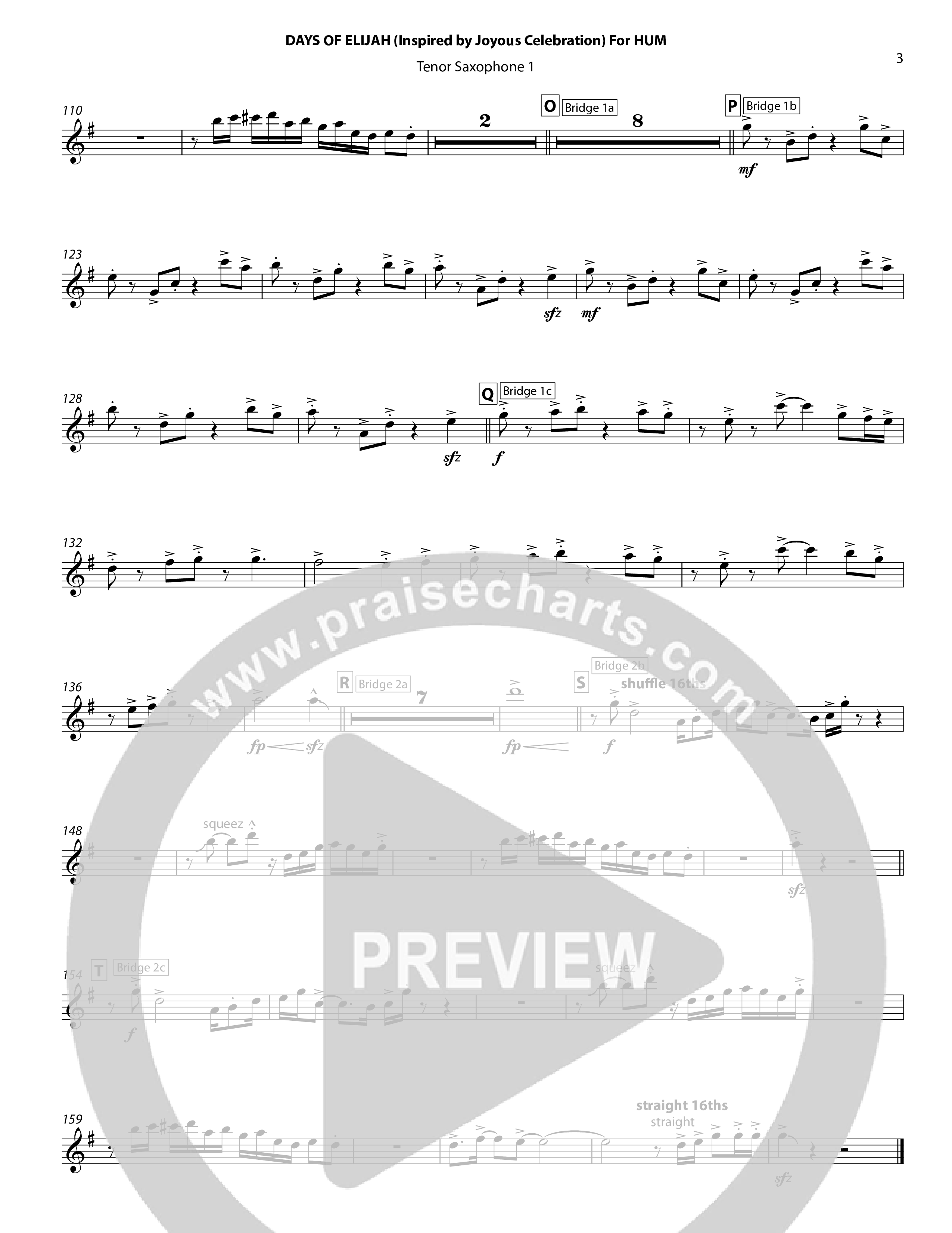 Days of Elijah Tenor Sax 1 (Chris Hansen)