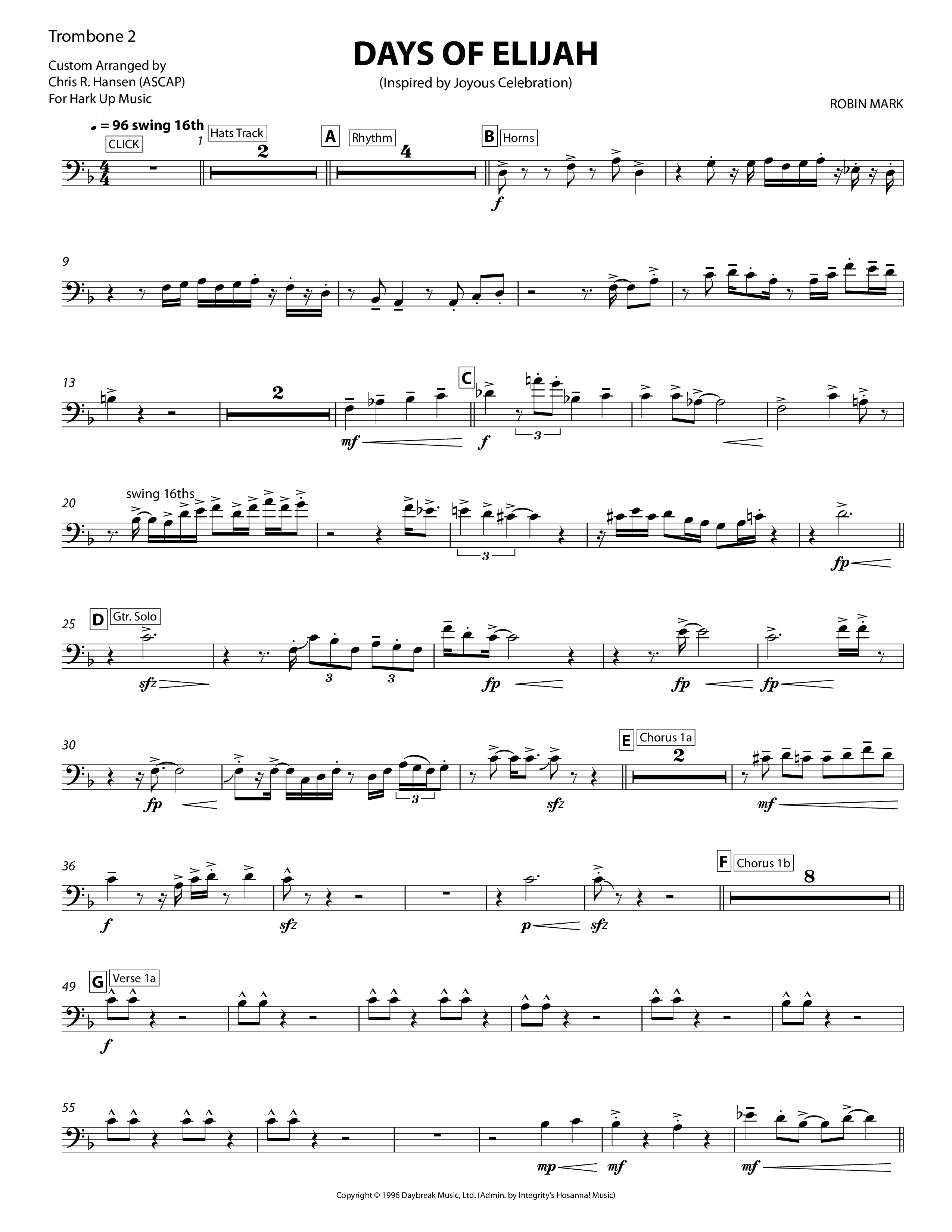 Days of Elijah Trombone 2 (Chris Hansen)