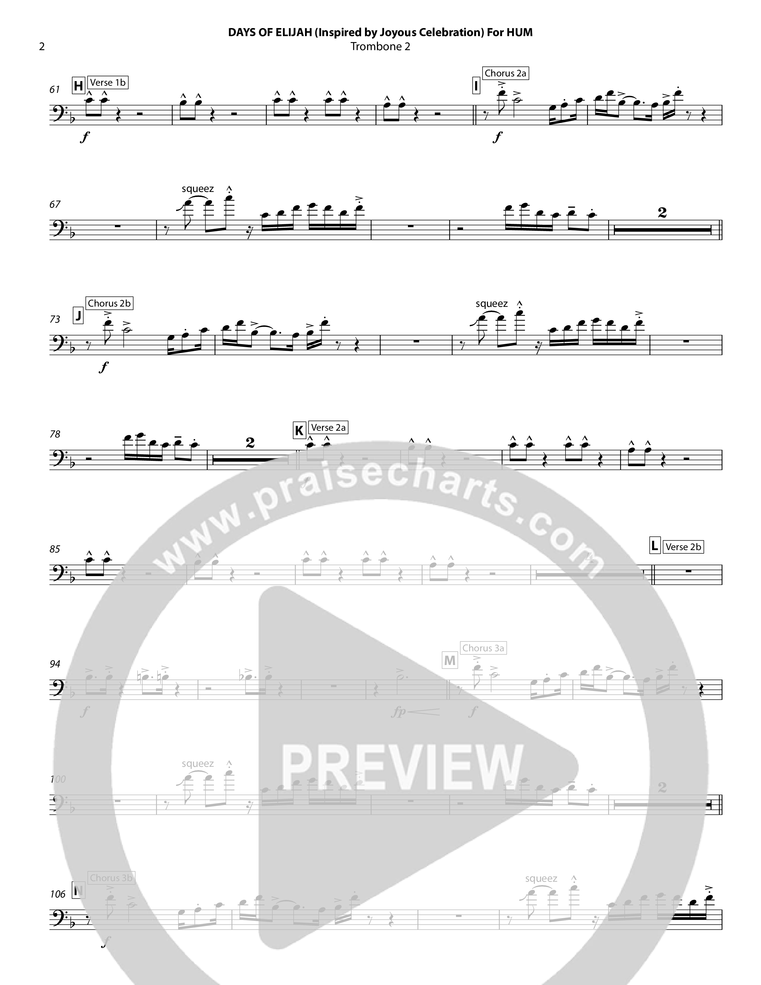 Days of Elijah Trombone 2 (Chris Hansen)