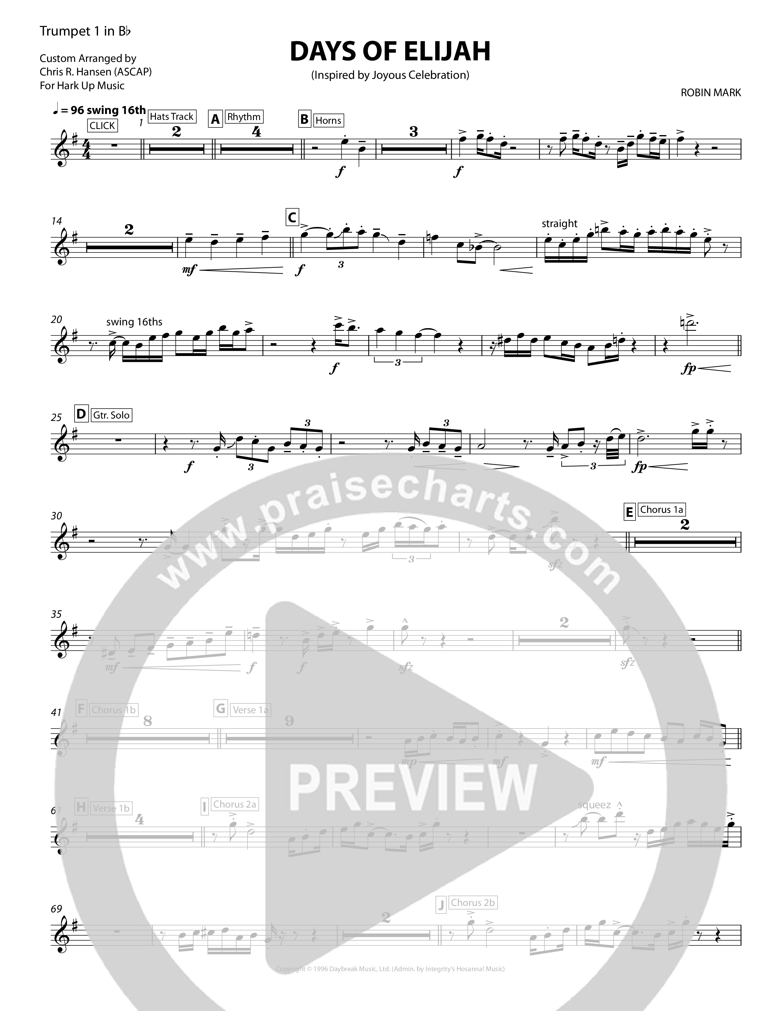 Days of Elijah Trumpet 1 (Chris Hansen)