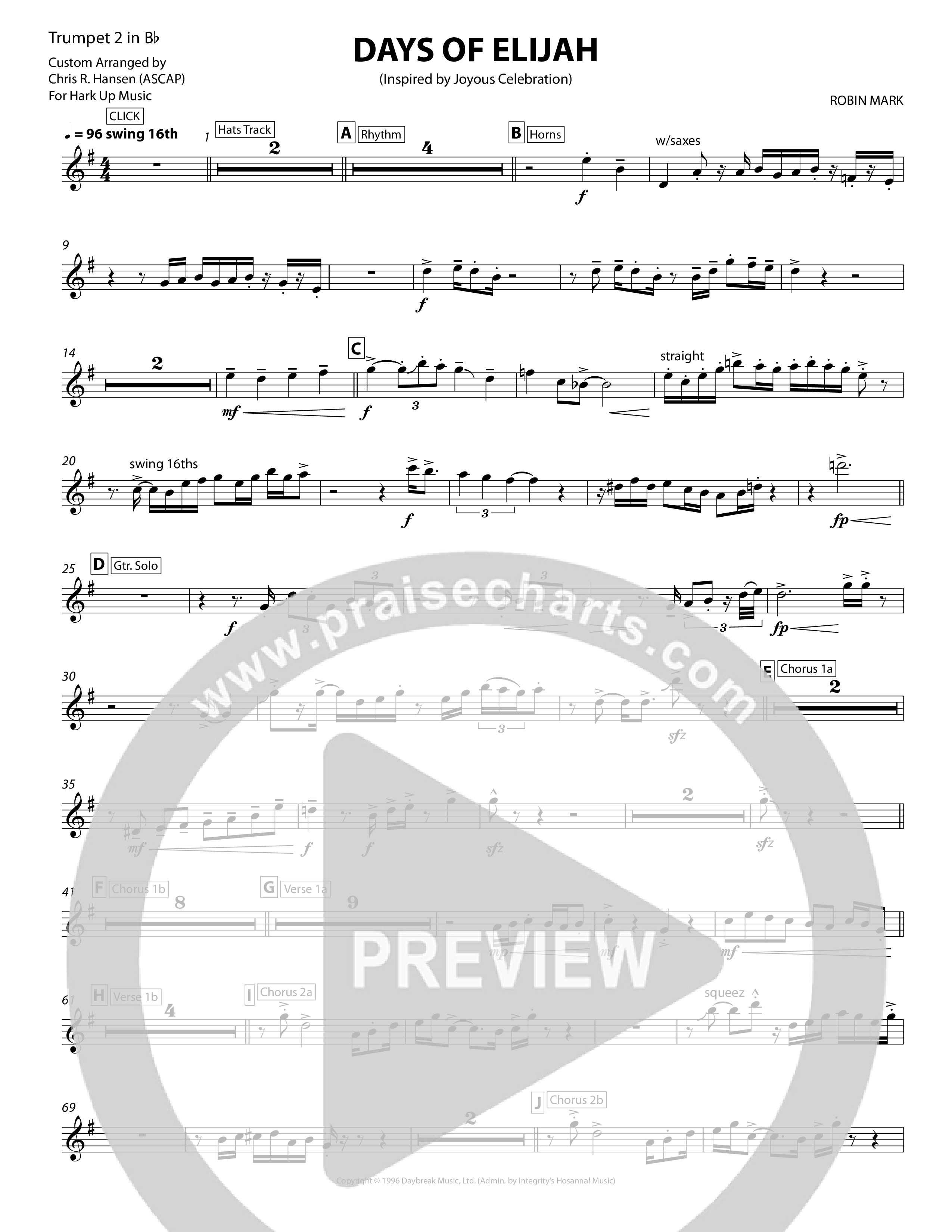 Days of Elijah Trumpet 2 (Chris Hansen)