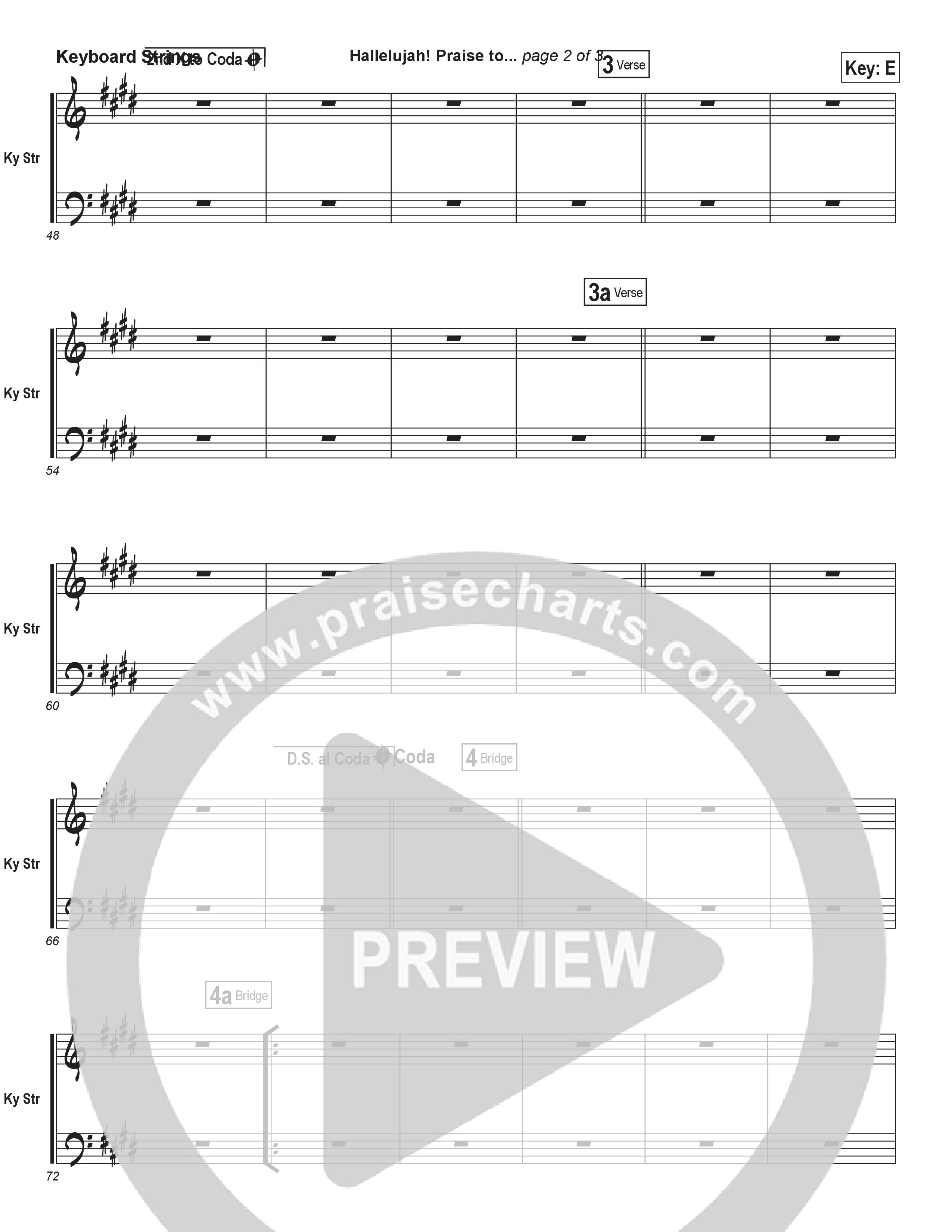 Hallelujah Praise To The Great I Am (Choral Anthem SATB) Synth Strings (Brad Henderson)