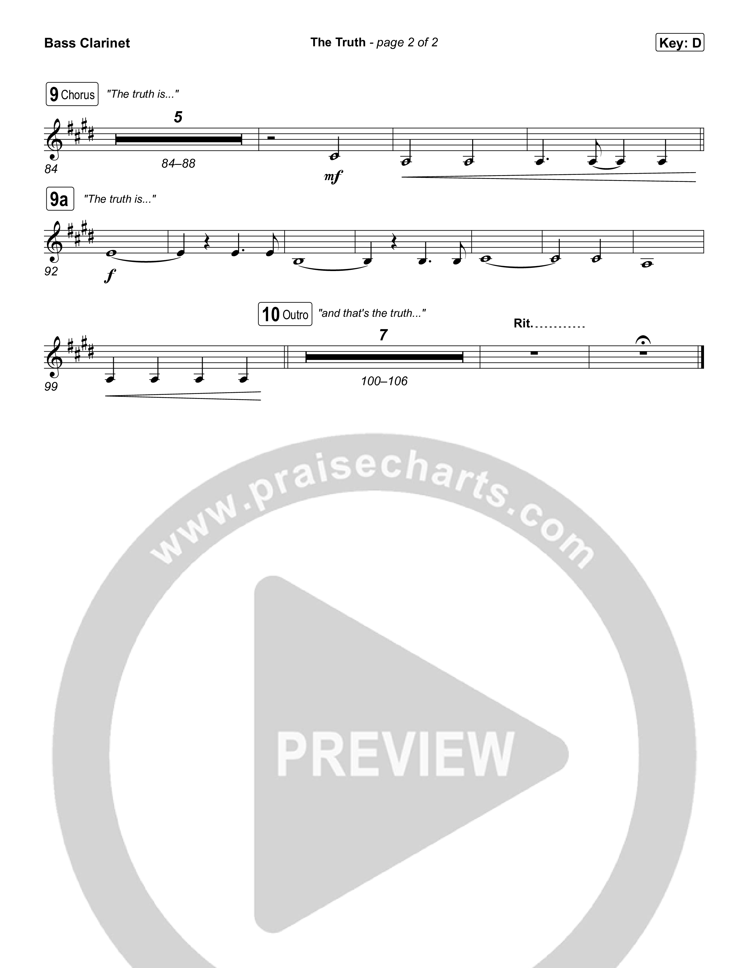 The Truth Bass Clarinet (Megan Woods)