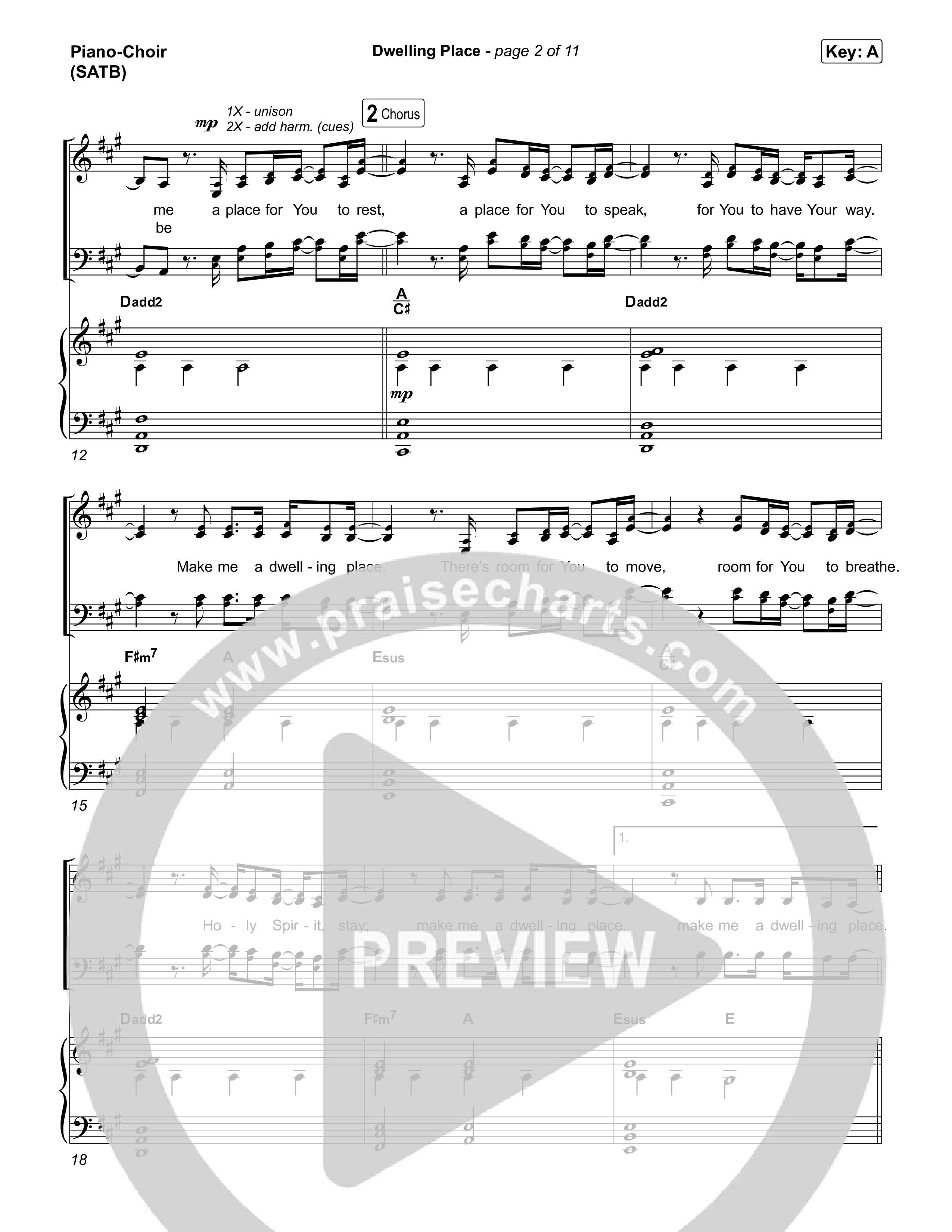 Dwelling Place Piano/Vocal Pack (The Belonging Co / Mitch Wong / Mia Fieldes)