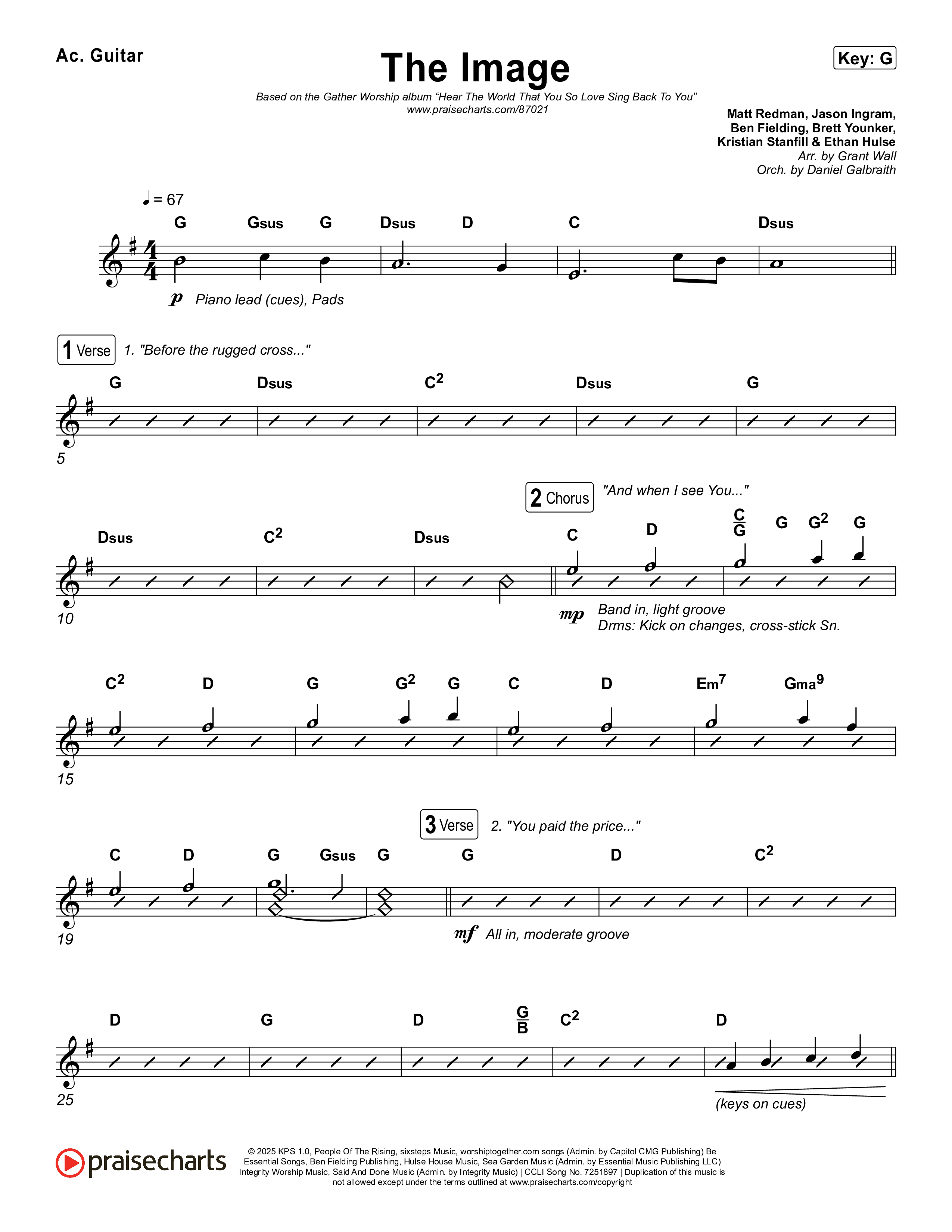 The Image Acoustic Guitar (Gather Worship / Matt Redman / kaestrings)