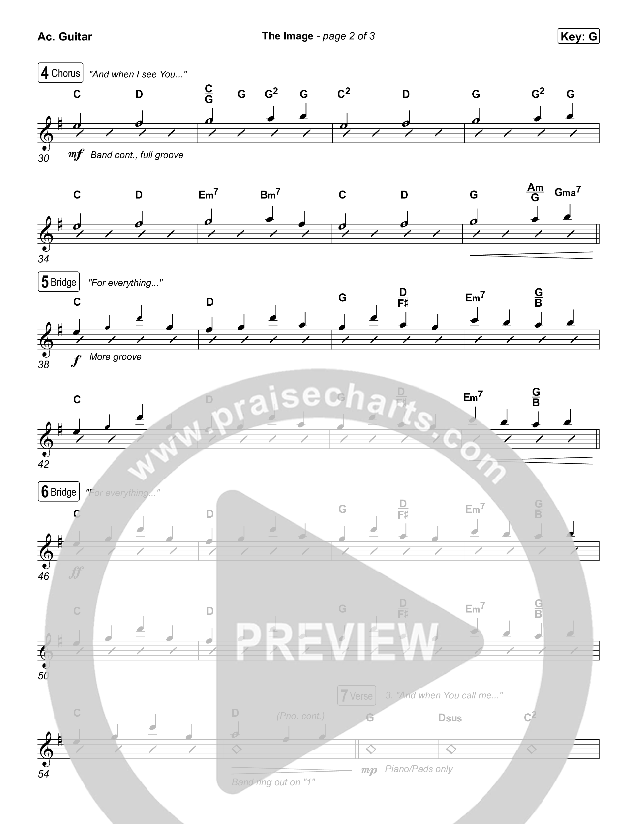 The Image Acoustic Guitar (Gather Worship / Matt Redman / kaestrings)