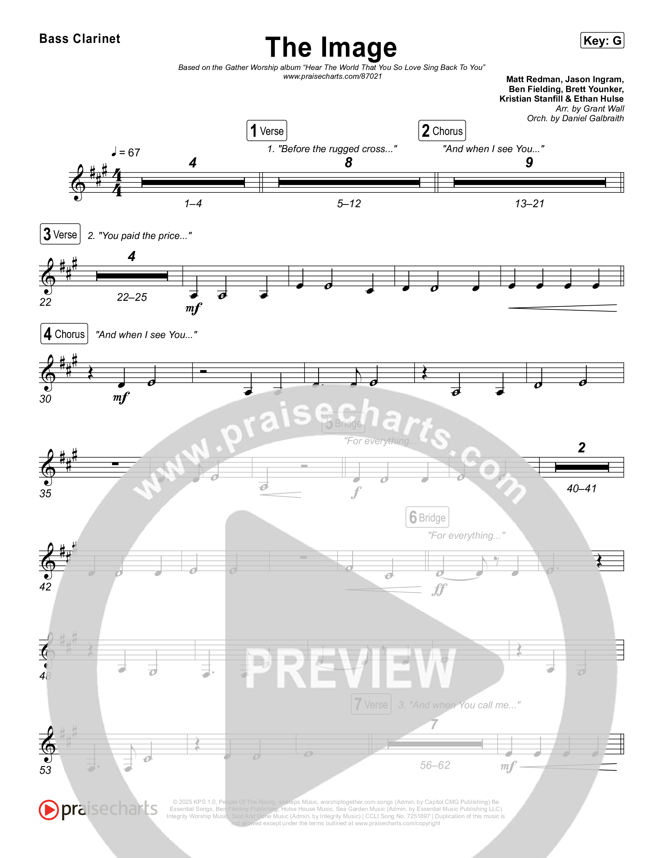The Image Clarinet 1,2 (Gather Worship / Matt Redman / kaestrings)