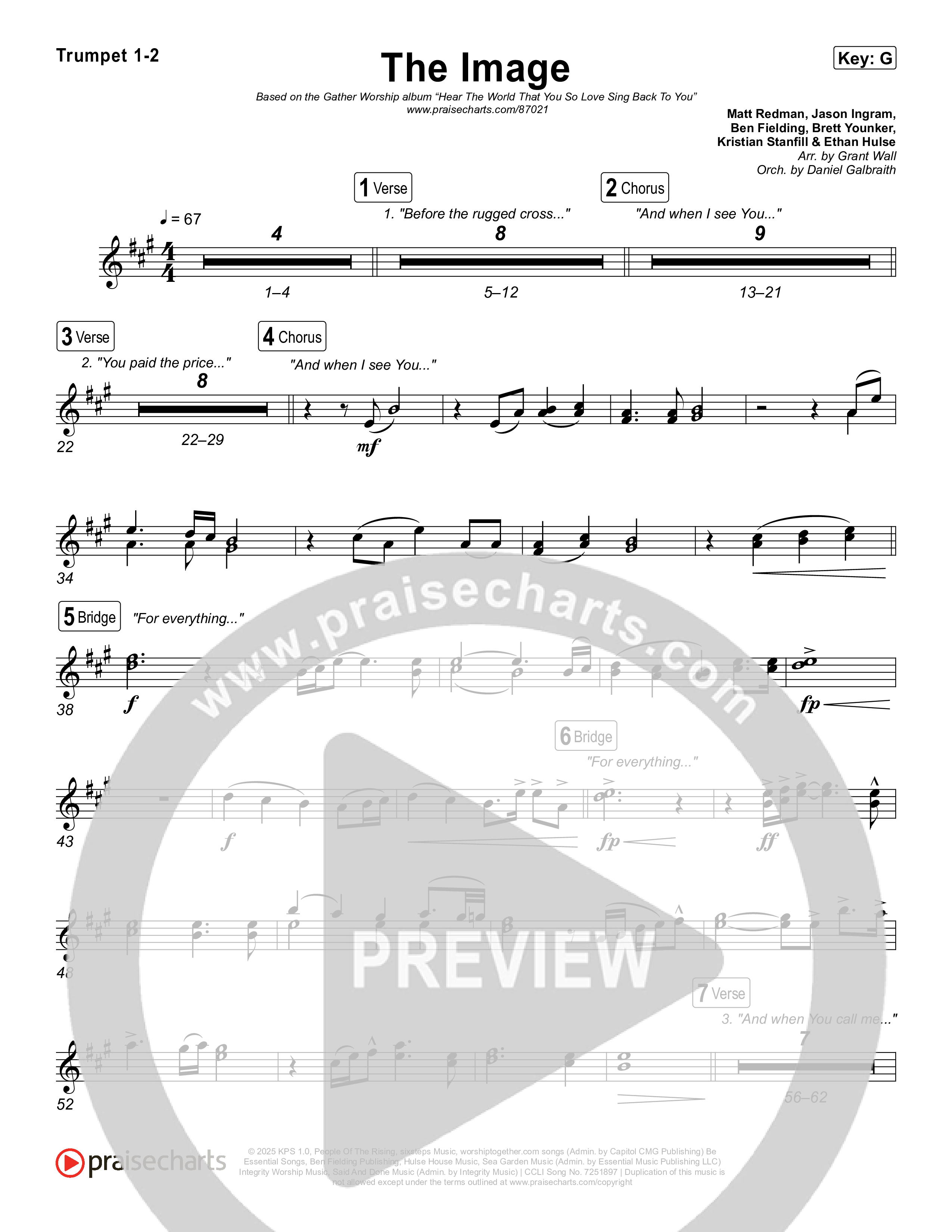 The Image Brass Pack (Gather Worship / Matt Redman / kaestrings)