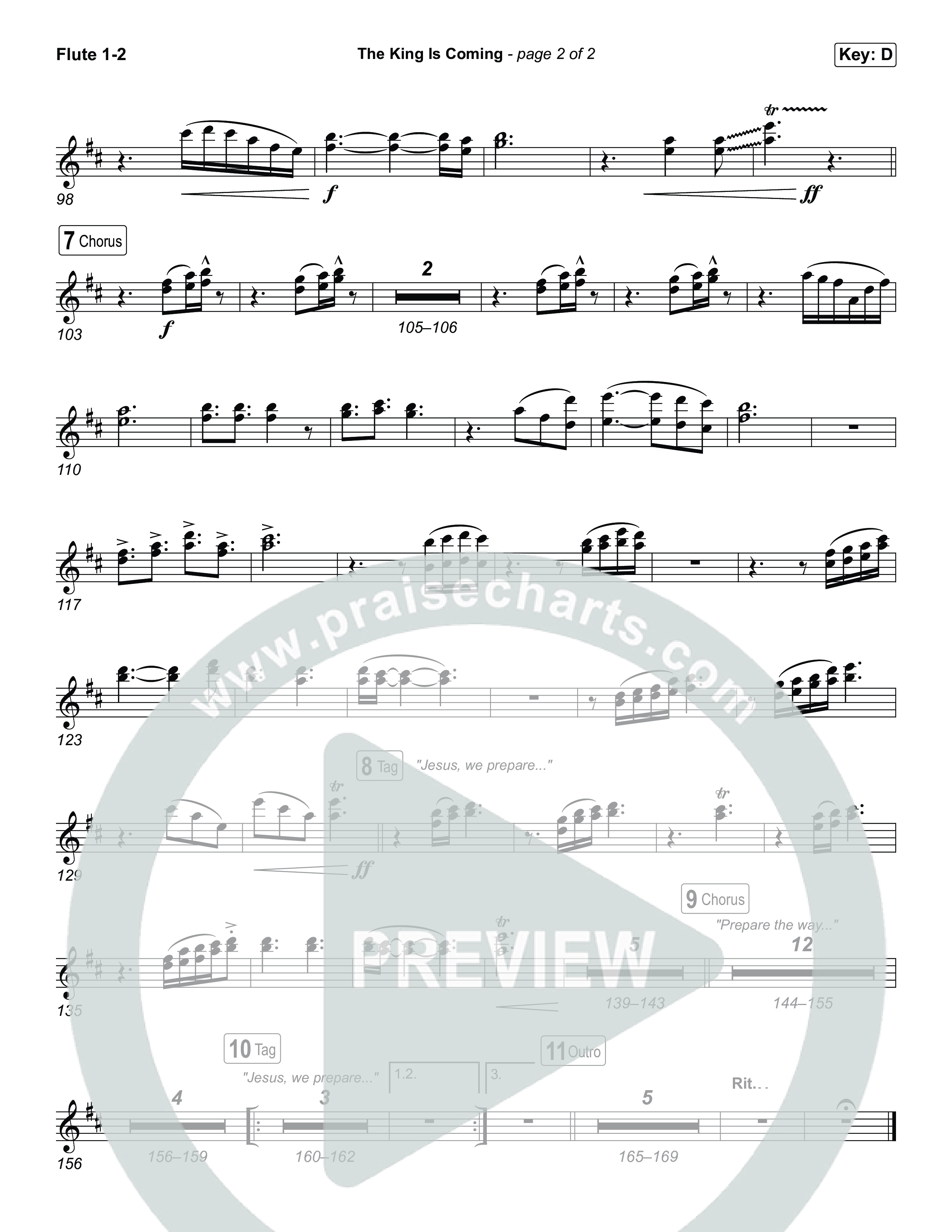 The King Is Coming (Unison/2-Part) Wind Pack (Red Rocks Worship / Arr. Luke Gambill)