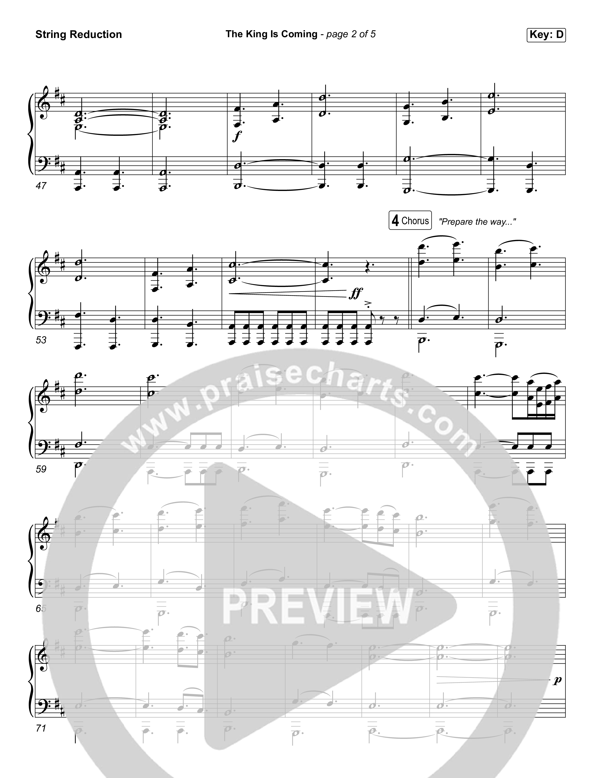 The King Is Coming (Sing It Now) String Reduction (Red Rocks Worship / Arr. Luke Gambill)