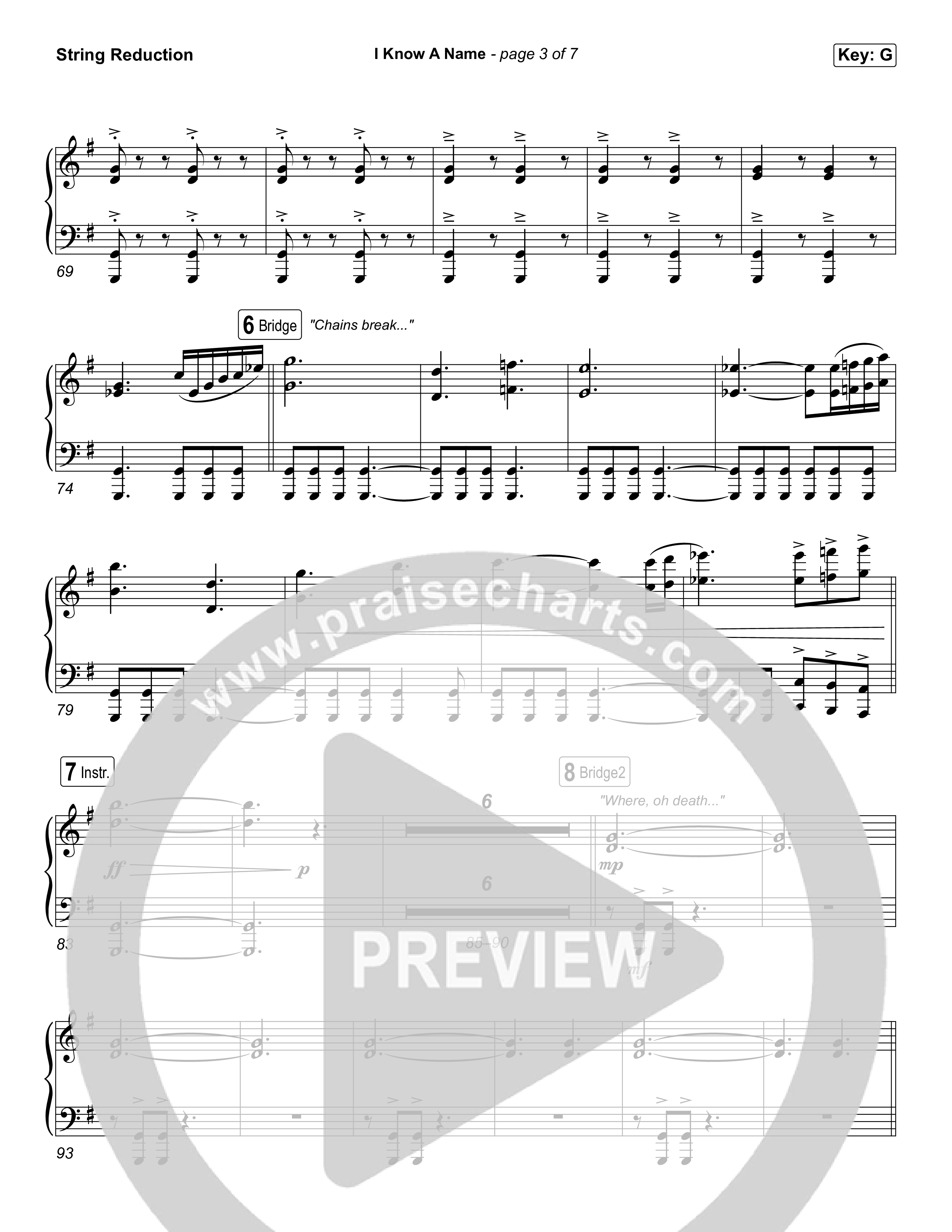 I Know A Name (Worship Choir/SAB) String Reduction (Elevation Worship / Chris Brown / Brandon Lake / Arr. Luke Gambill)