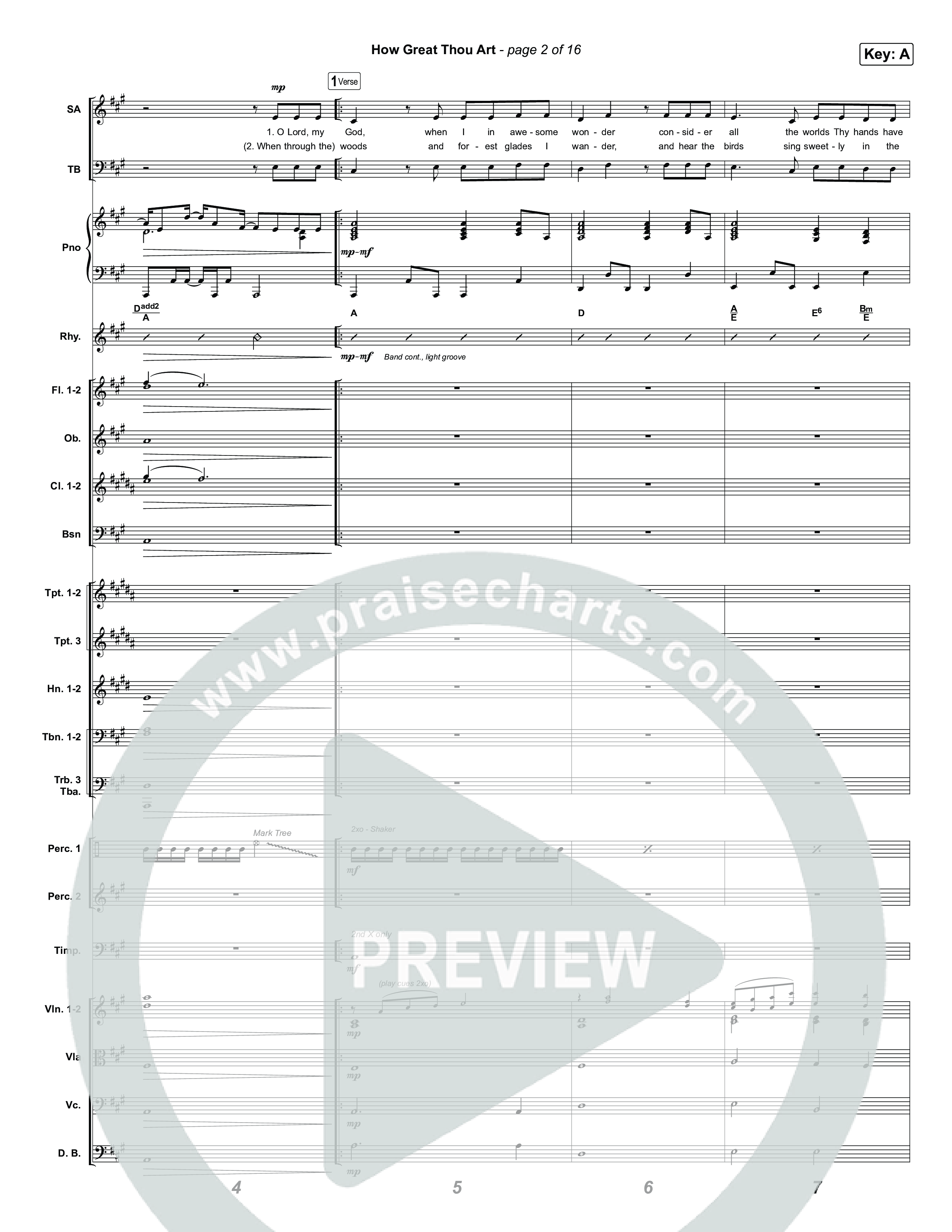 How Great Thou Art Conductor's Score (Keith & Kristyn Getty / Sing!)