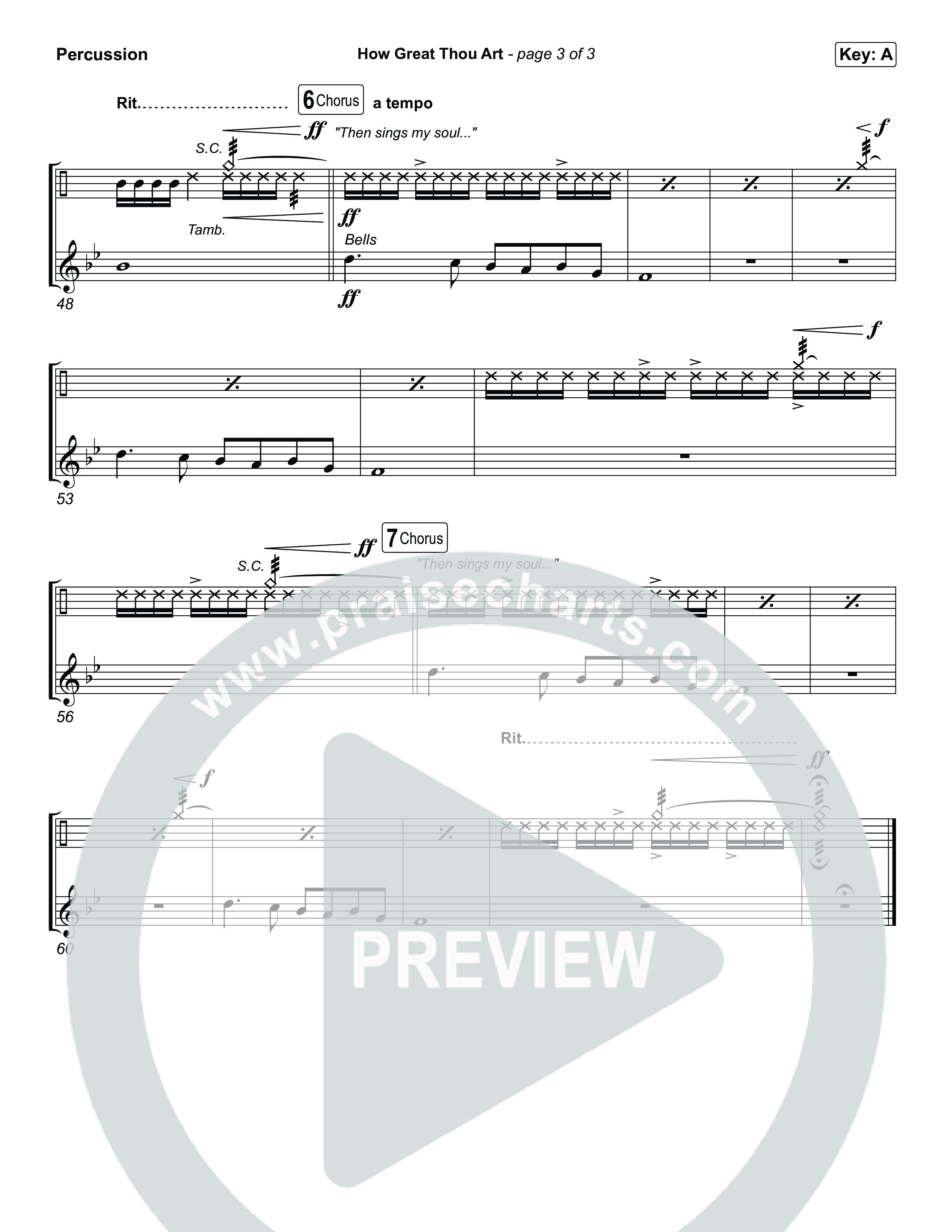 How Great Thou Art Percussion (Keith & Kristyn Getty / Sing!)