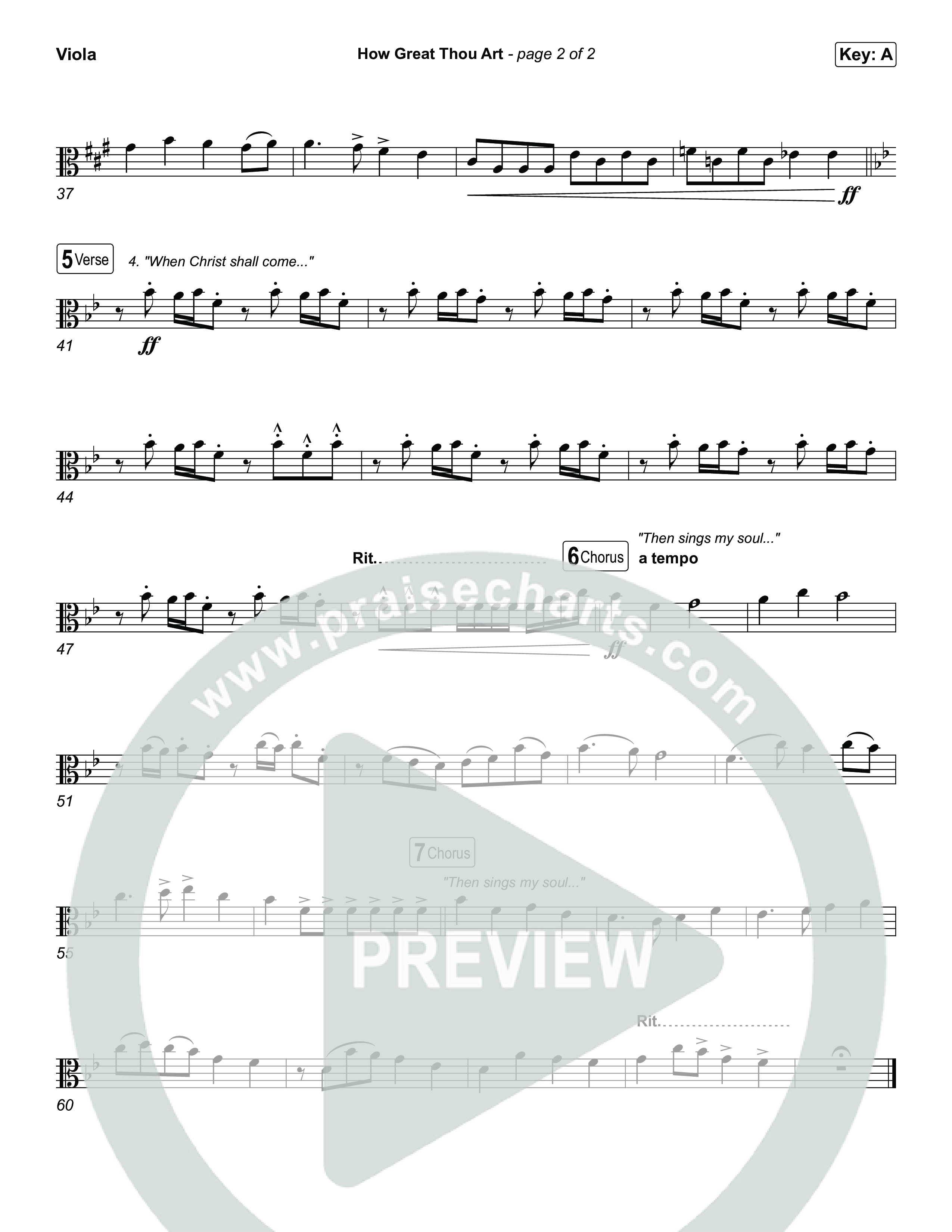 How Great Thou Art Viola (Keith & Kristyn Getty / Sing!)