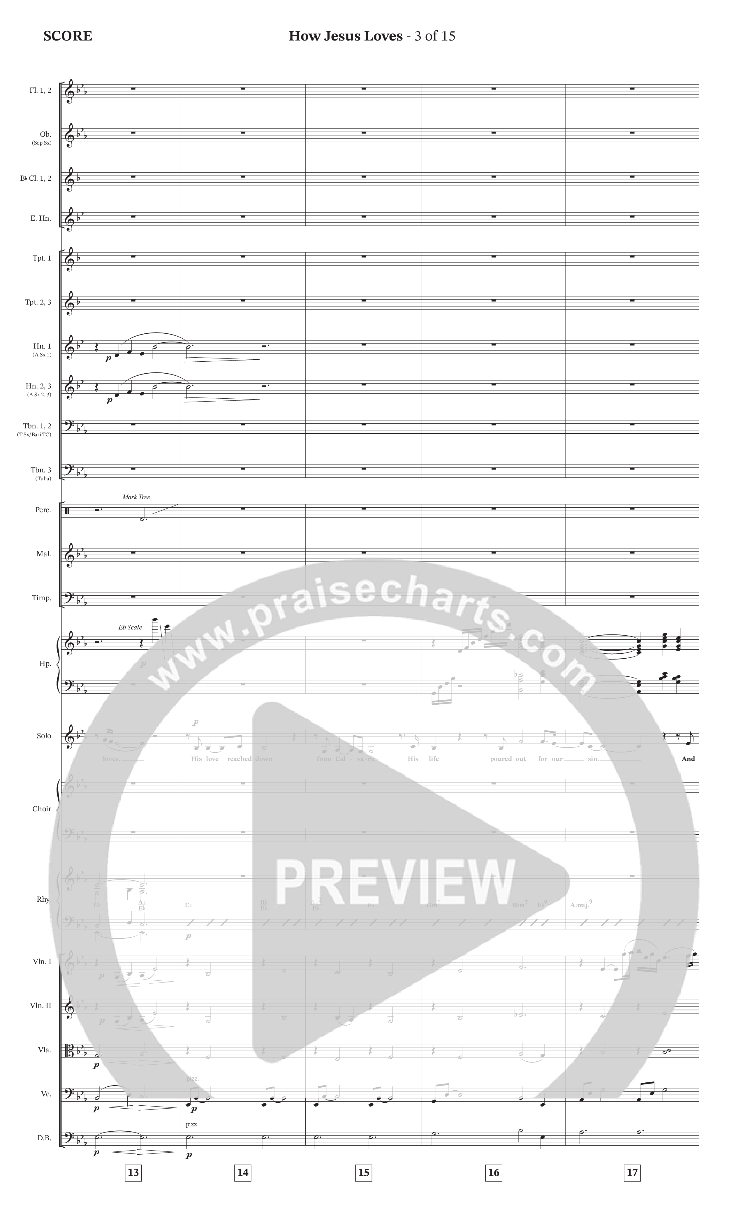 How Jesus Loves (Choral Anthem SATB) Conductor's Score (The Brooklyn Tabernacle Choir / TaRanda Greene / Arr. Carol Cymbala / Orch. J. Daniel Smith)